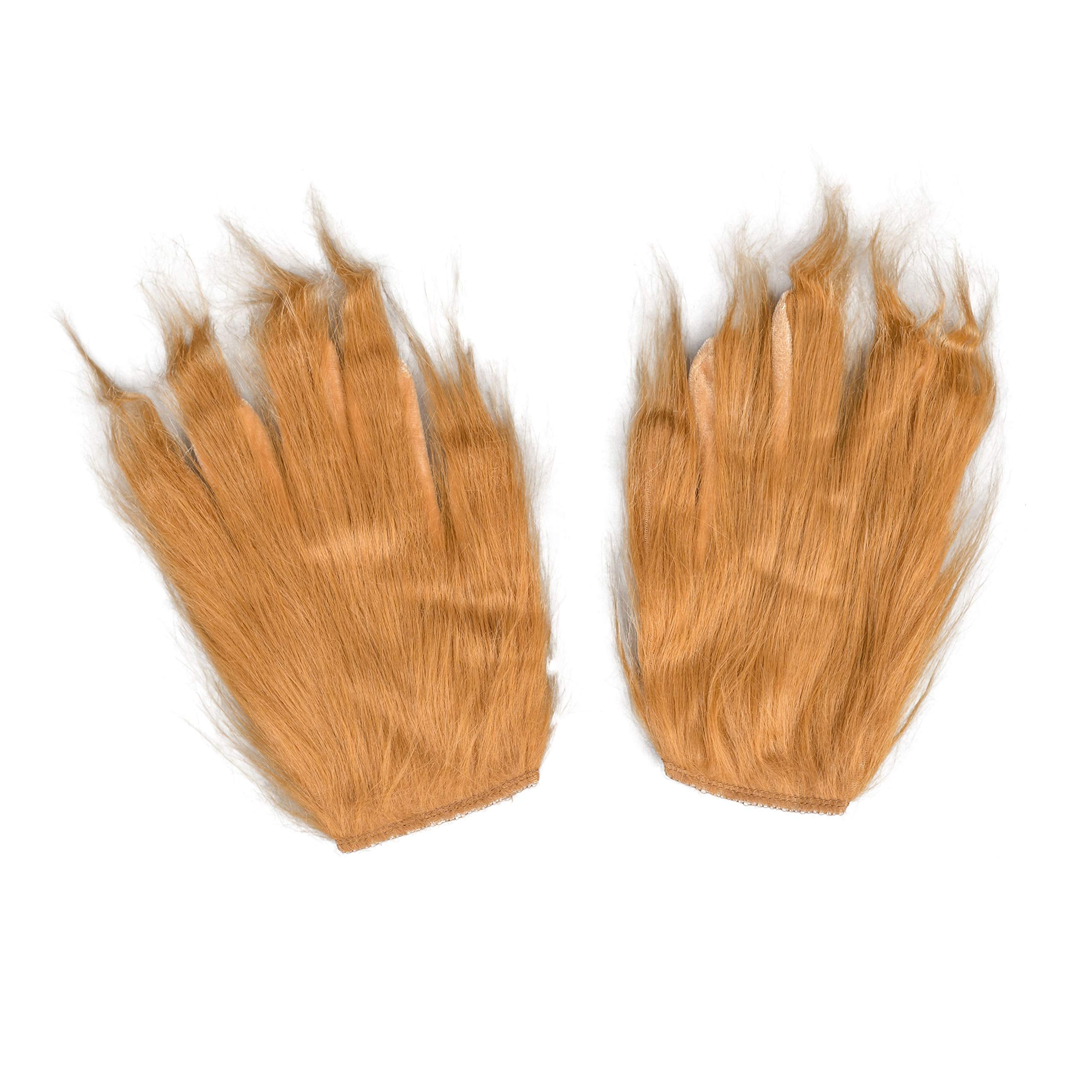 Halloween Costume Accessory Furry Gloves