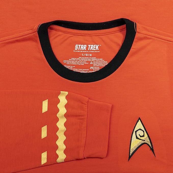 Star Trek Long Sleeve Red T-shirt