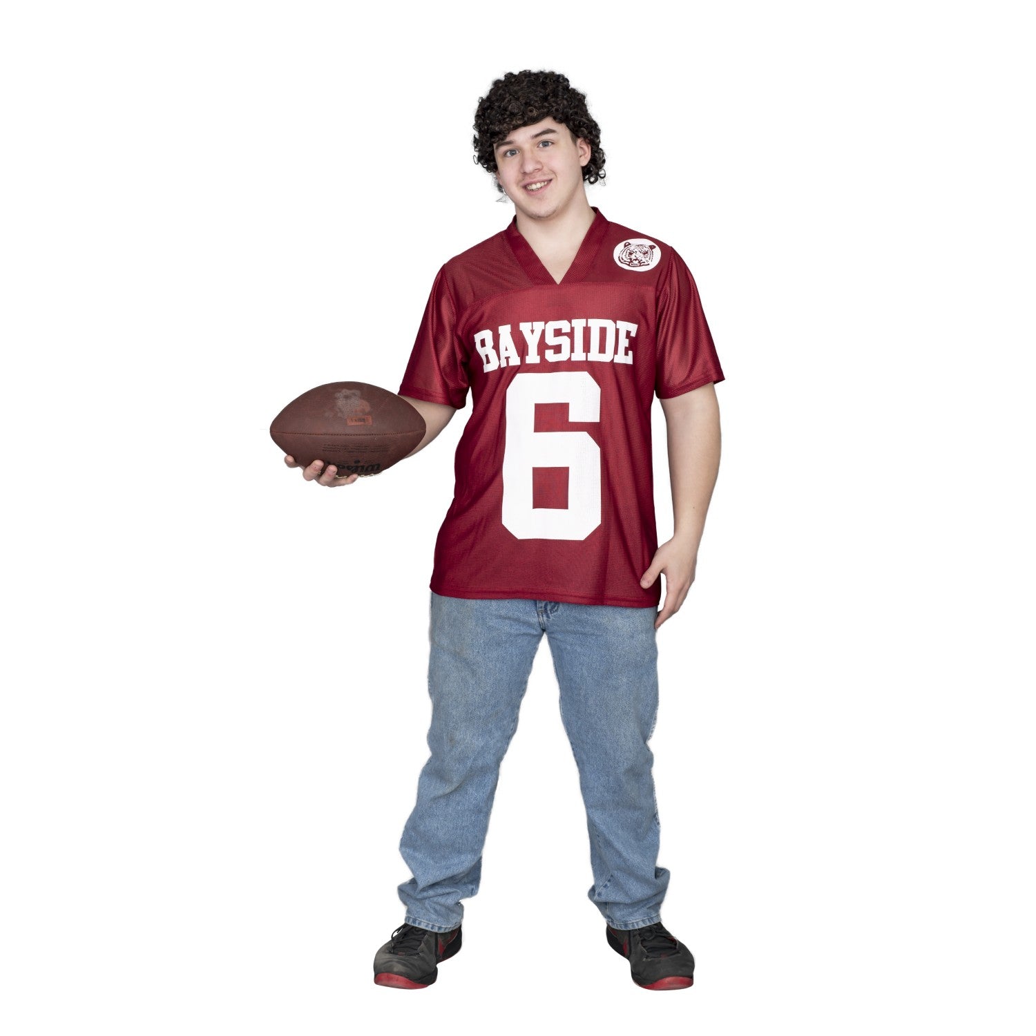 AC Slater #6 Bayside Tigers Costume Football Jersey