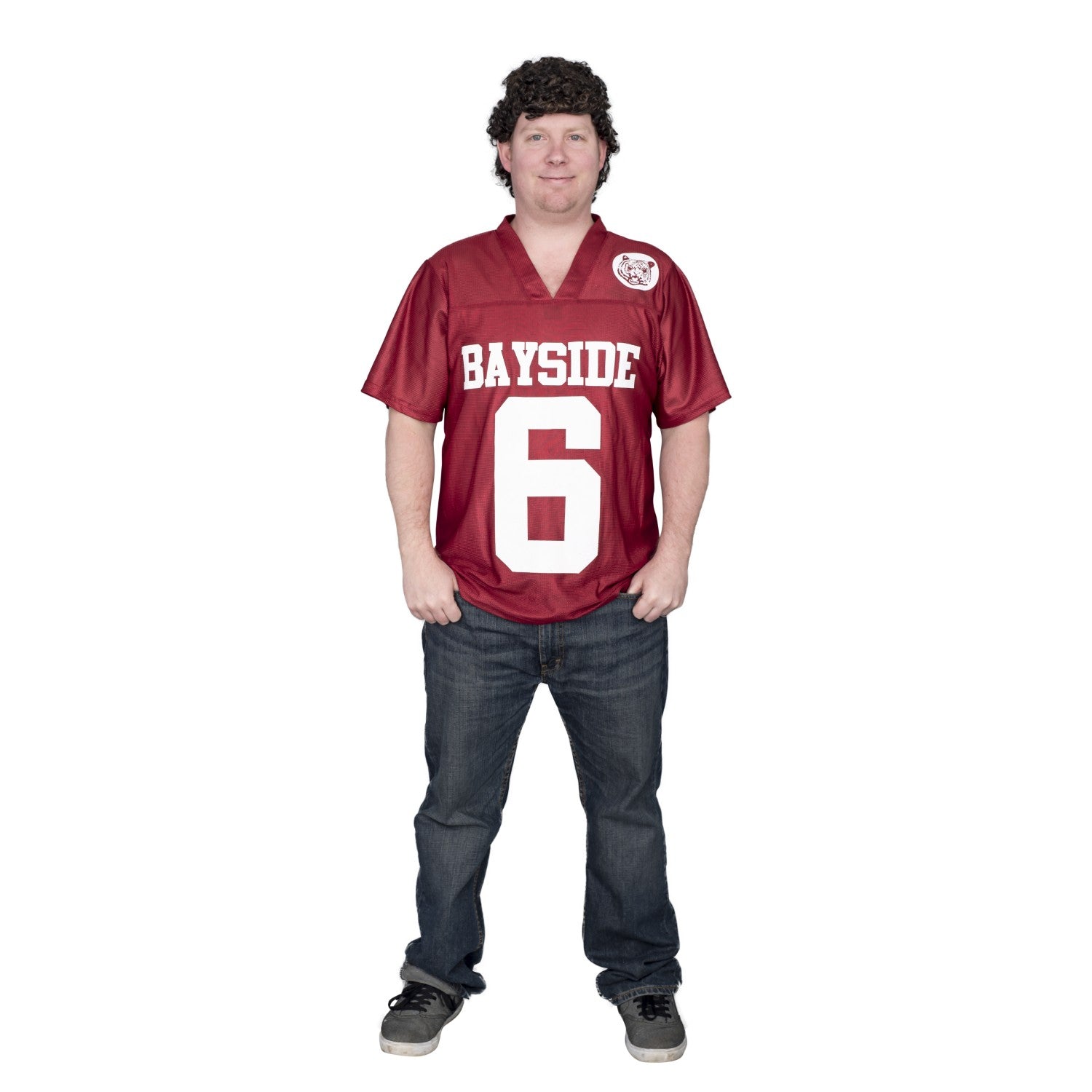 AC Slater #6 Bayside Tigers Costume Football Jersey