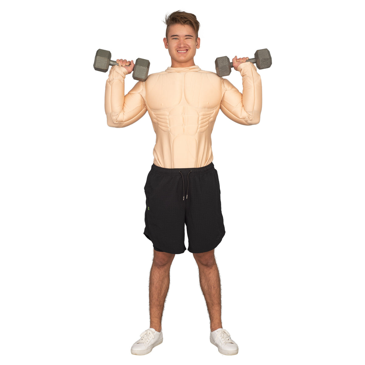 Adult Unisex Funny Deluxe Muscle Halloween Cosplay Costume Suit