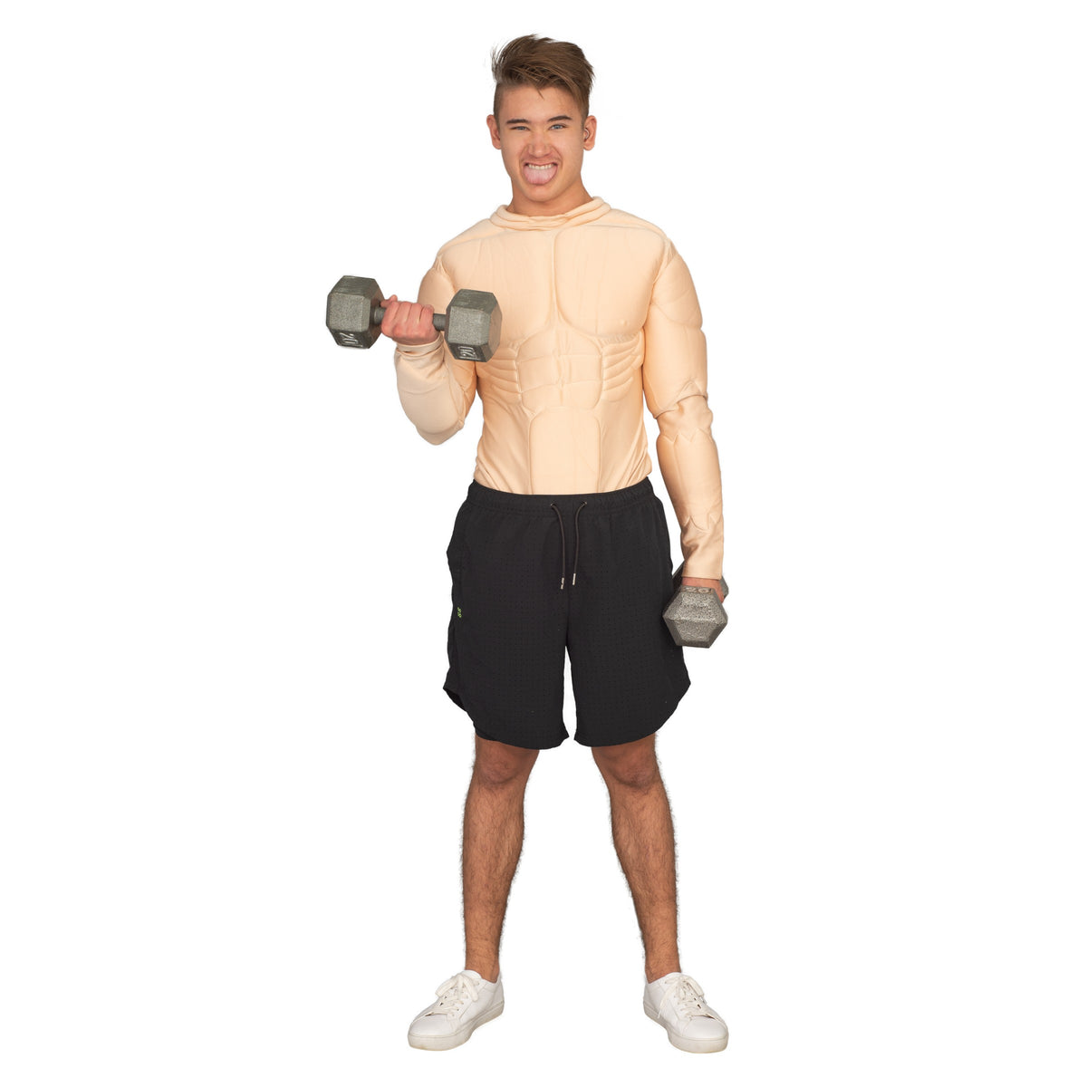 Adult Unisex Funny Deluxe Muscle Halloween Cosplay Costume Suit
