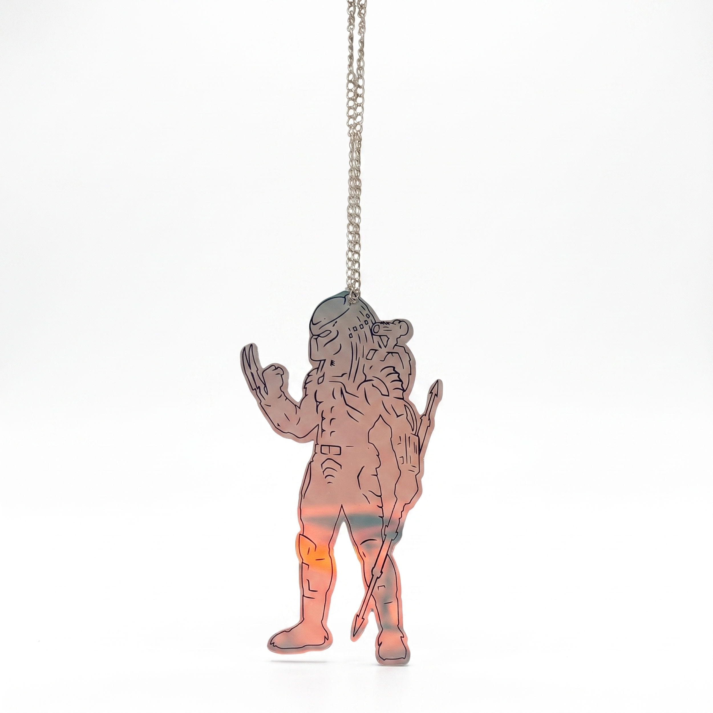 Predator 1980s Action Movie Alien Hunter Suncatcher
