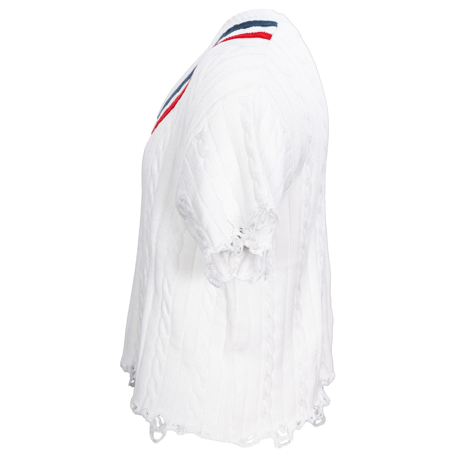 Distressed Knit Sweater Costume Top for Halloween and Cosplay