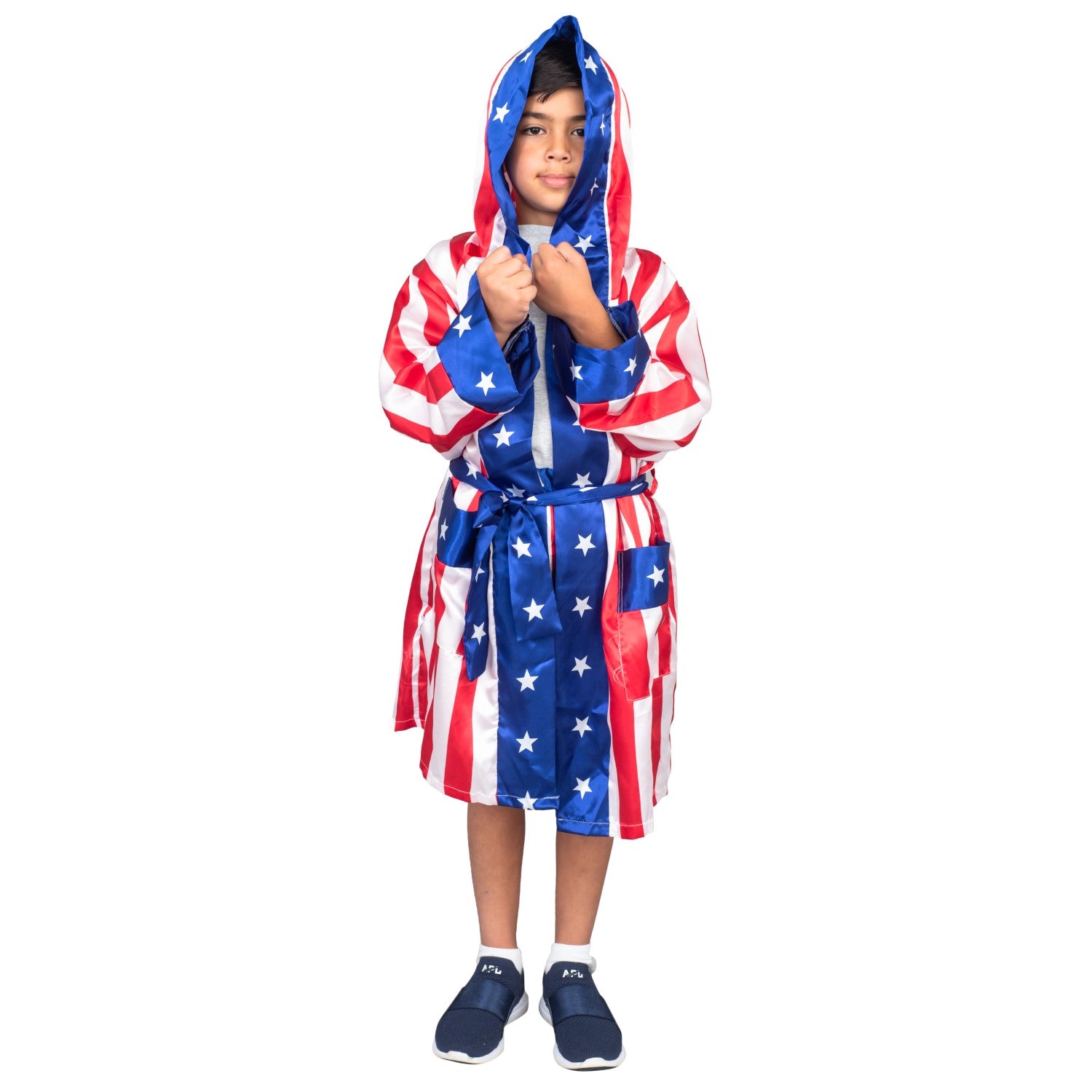 Boxing Movie Hero Halloween Costume Cosplay Robe/Shorts Set