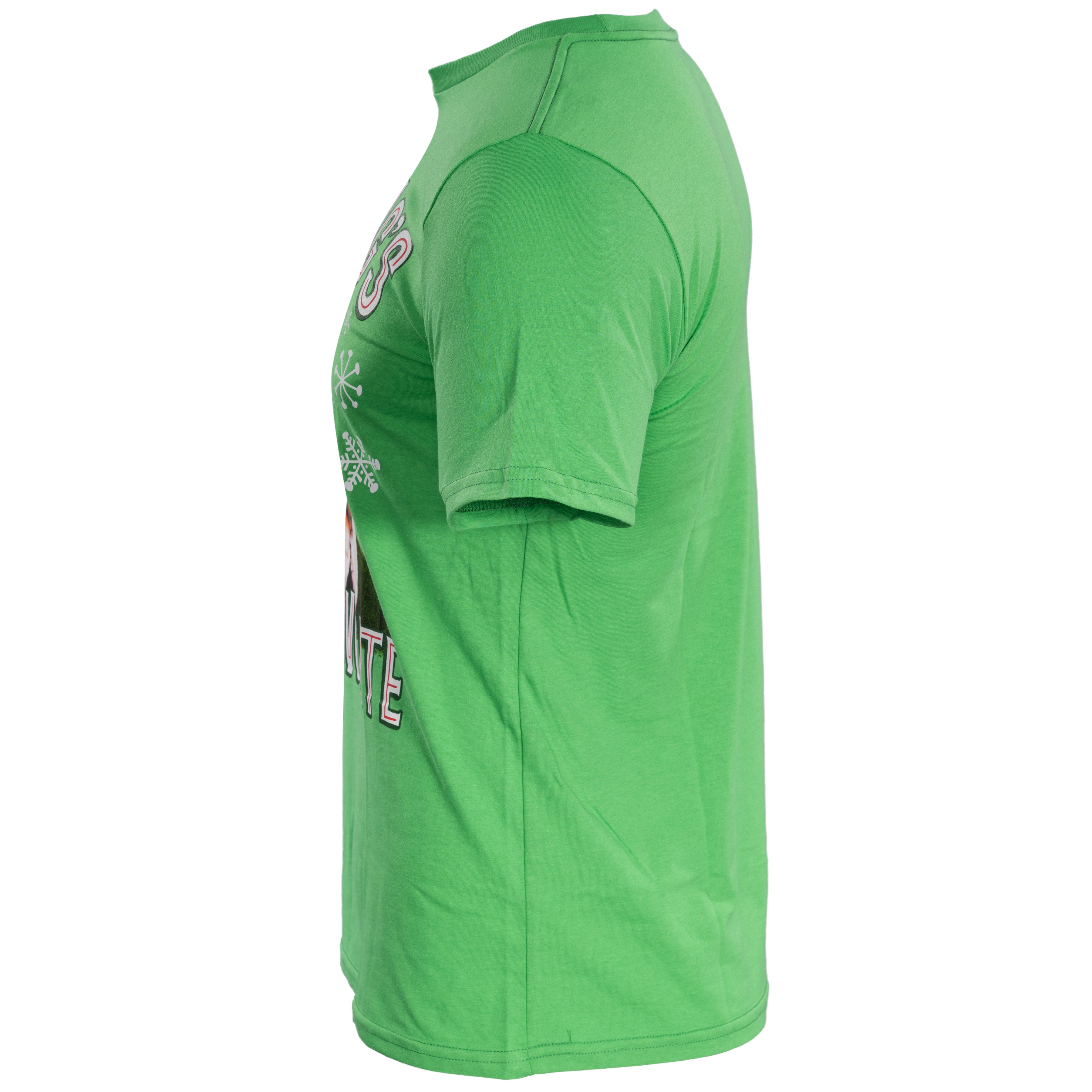 Buddy the Elf Smiling is my Favorite T-shirt Kelly Green