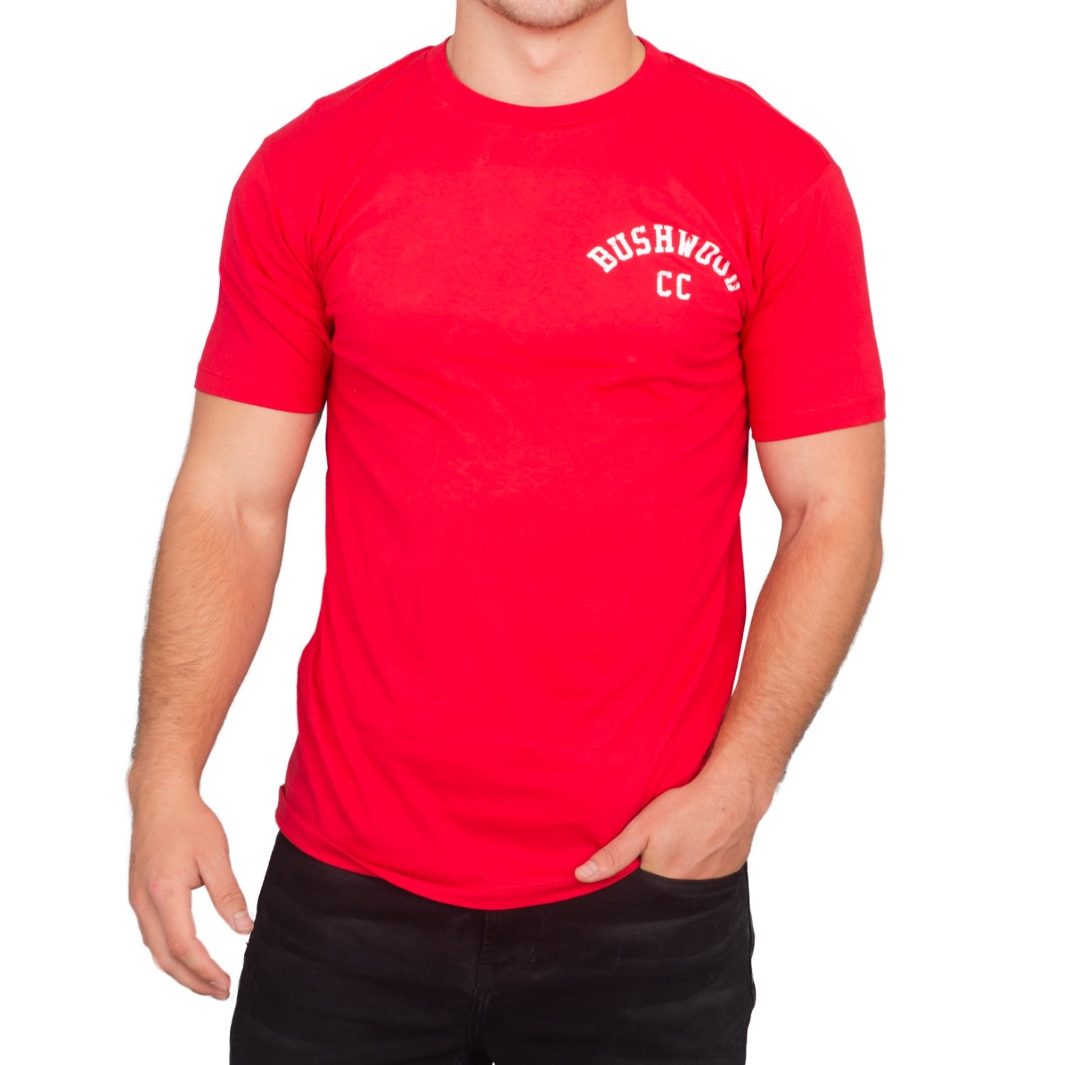 Caddyshack Bushwood CC Logo on Left Chest Adult Unisex T-shirt