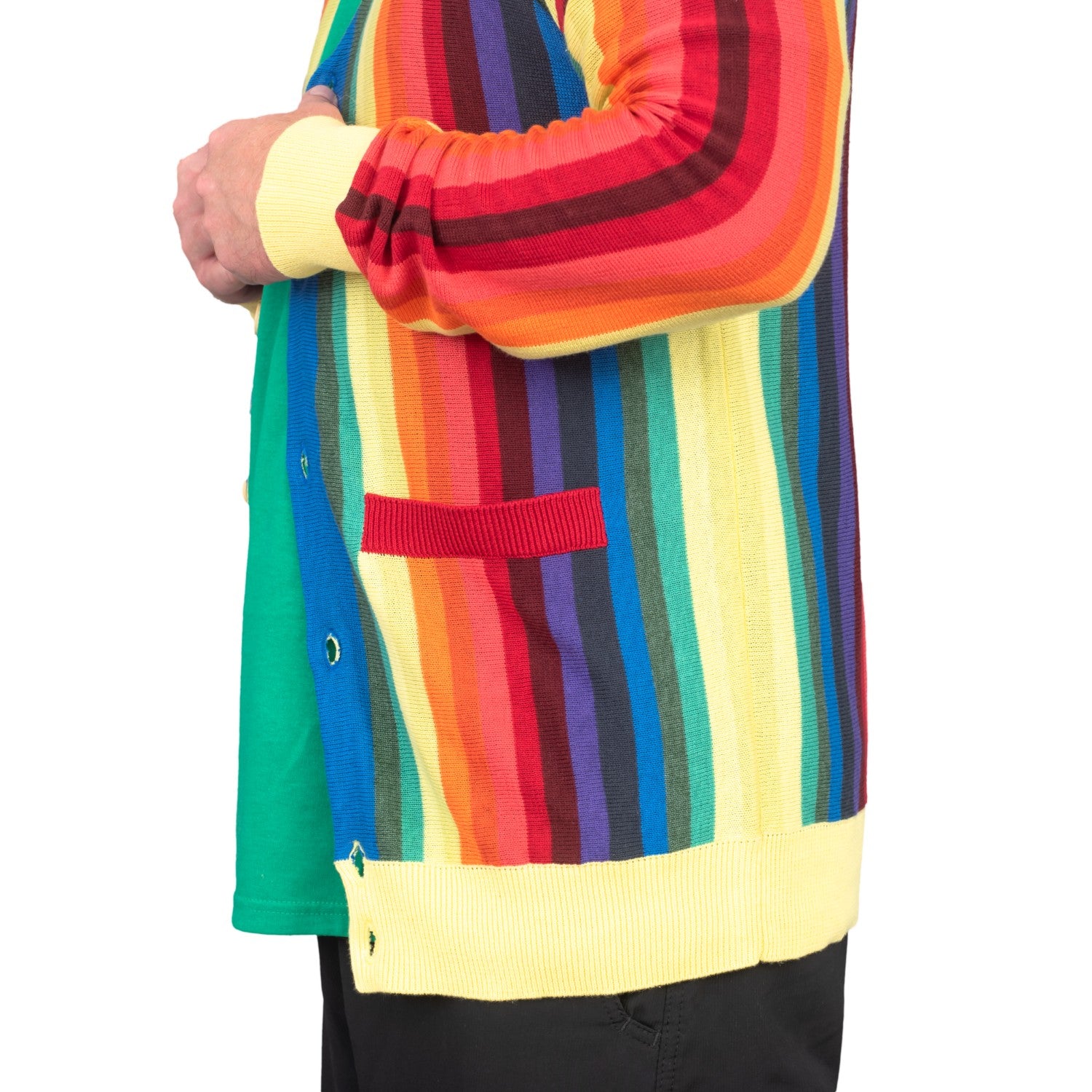Caddyshack Caddy Rainbow Sweater Halloween Costume Cardigan