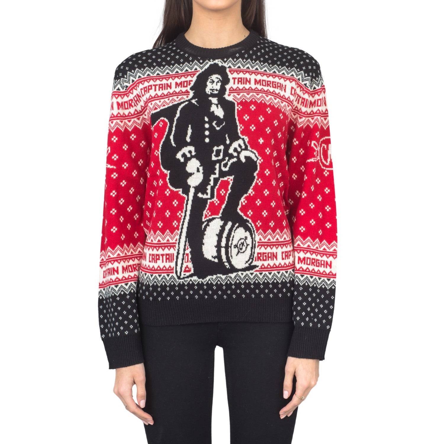 Captain Morgan The Standing Captain Ugly Christmas Sweater