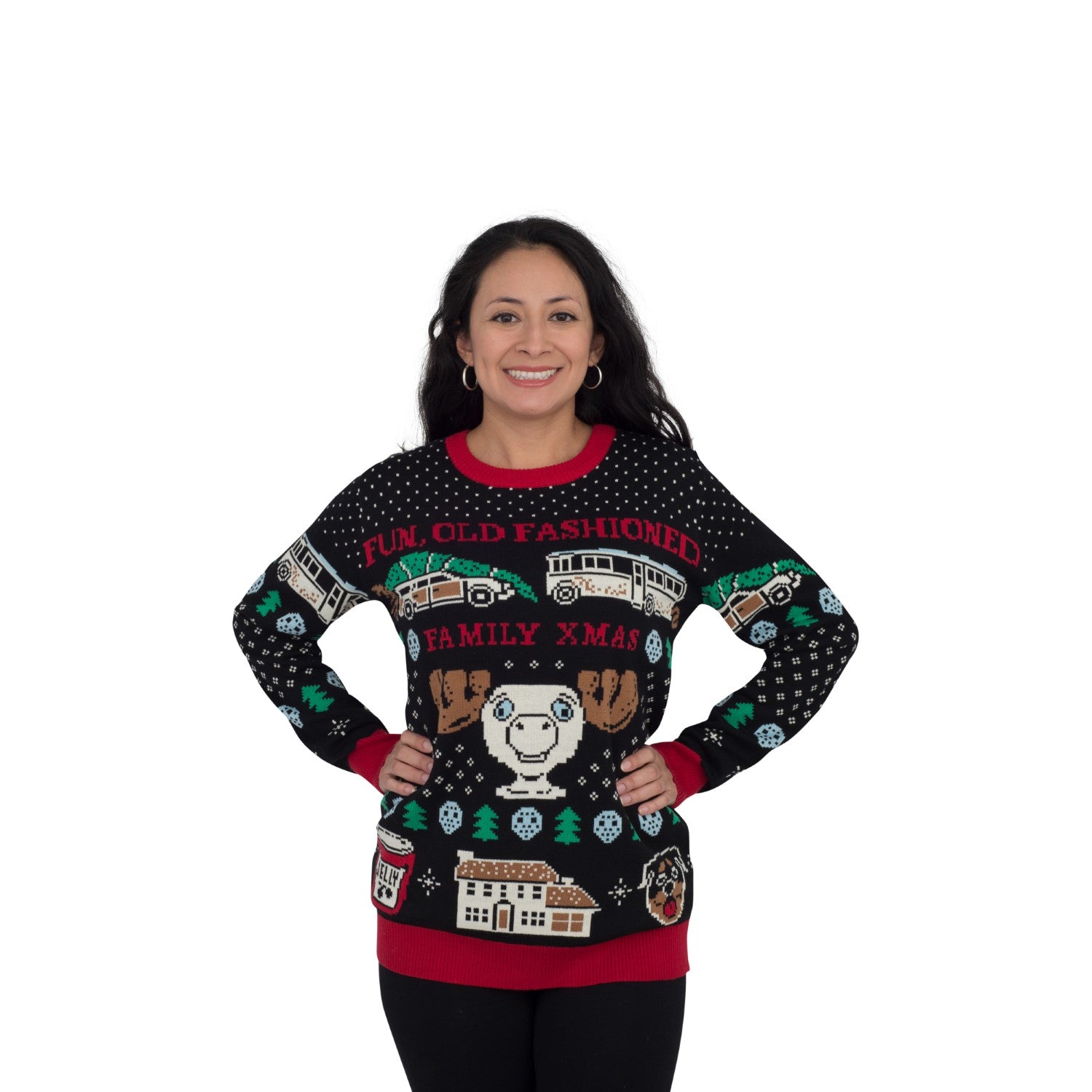 Christmas Vacation Old Fashioned Xmas Ugly Sweater