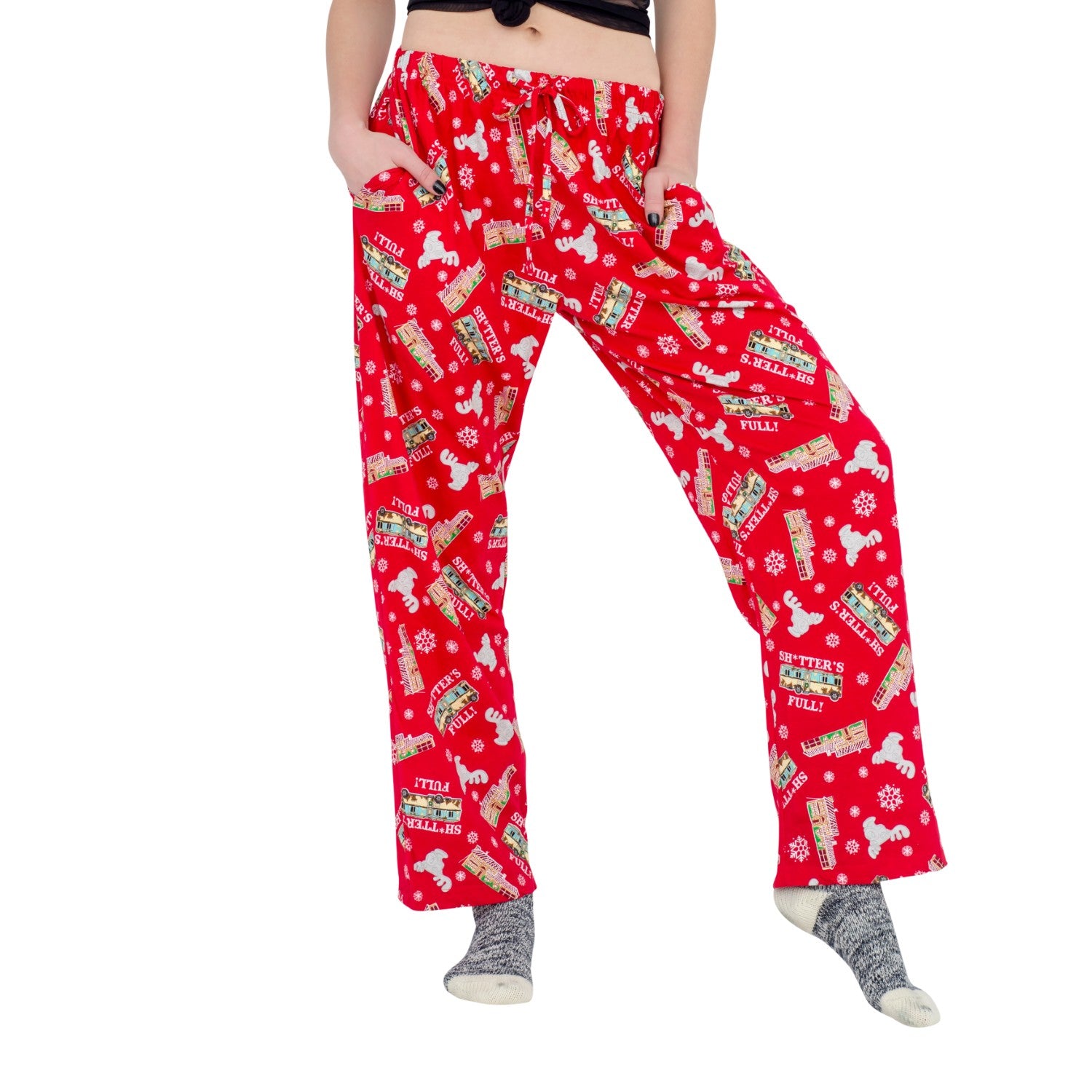 Christmas Vacation Shitter's Full Red Lounge Pants