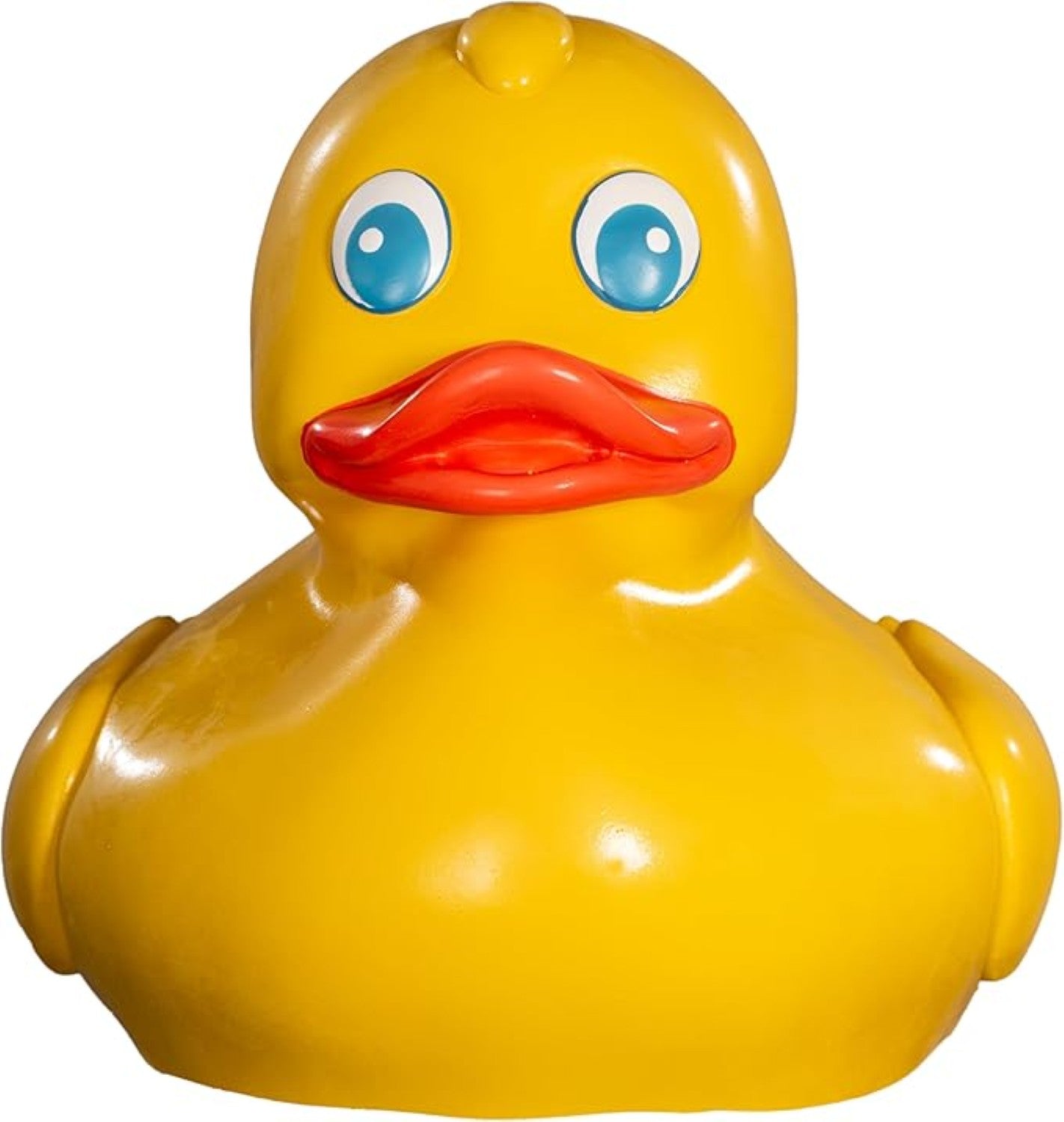 Classic Yellow Rubber Duck Costume Hat Halloween Accessory Adult Duck Head Design 21-Inch Size