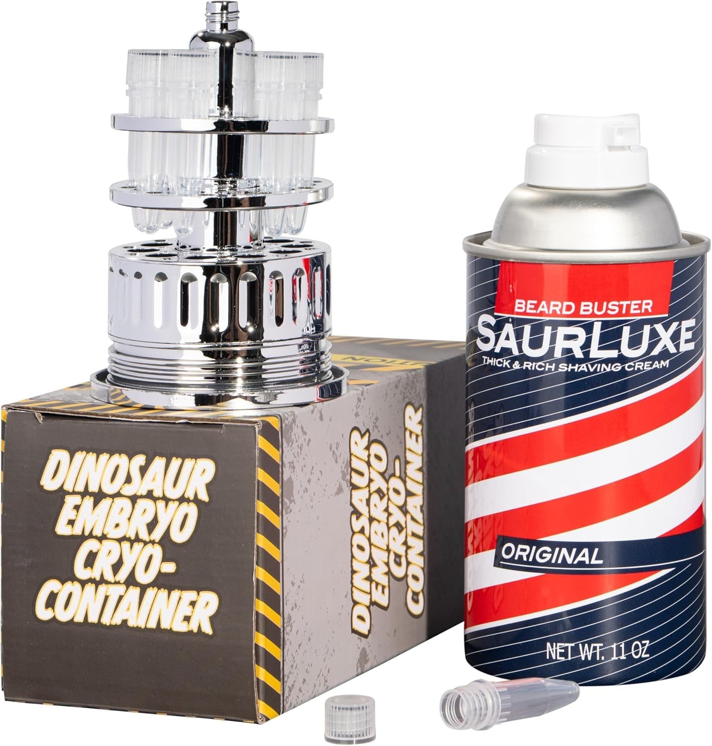 Costume Agent Dinosaur Park Embryo Cryo-Container Shaving Cream Halloween Prop