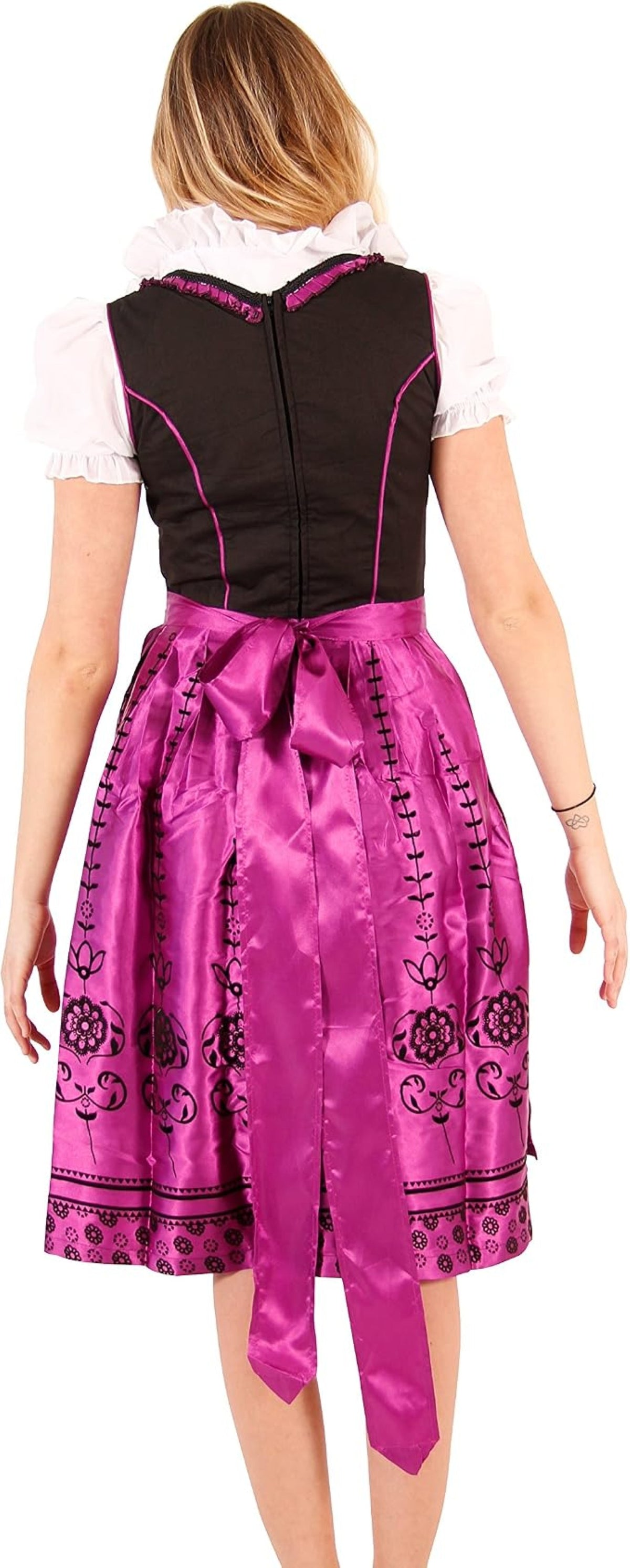 Women's Oktoberfest Drindl Bavarian German Beer Maiden Halloween Cosplay Costume