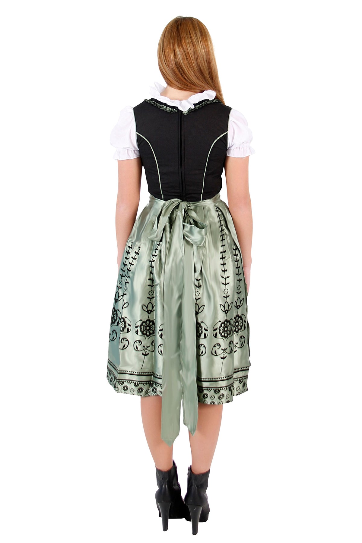 Women's Oktoberfest Drindl Bavarian German Beer Maiden Halloween Cosplay Costume