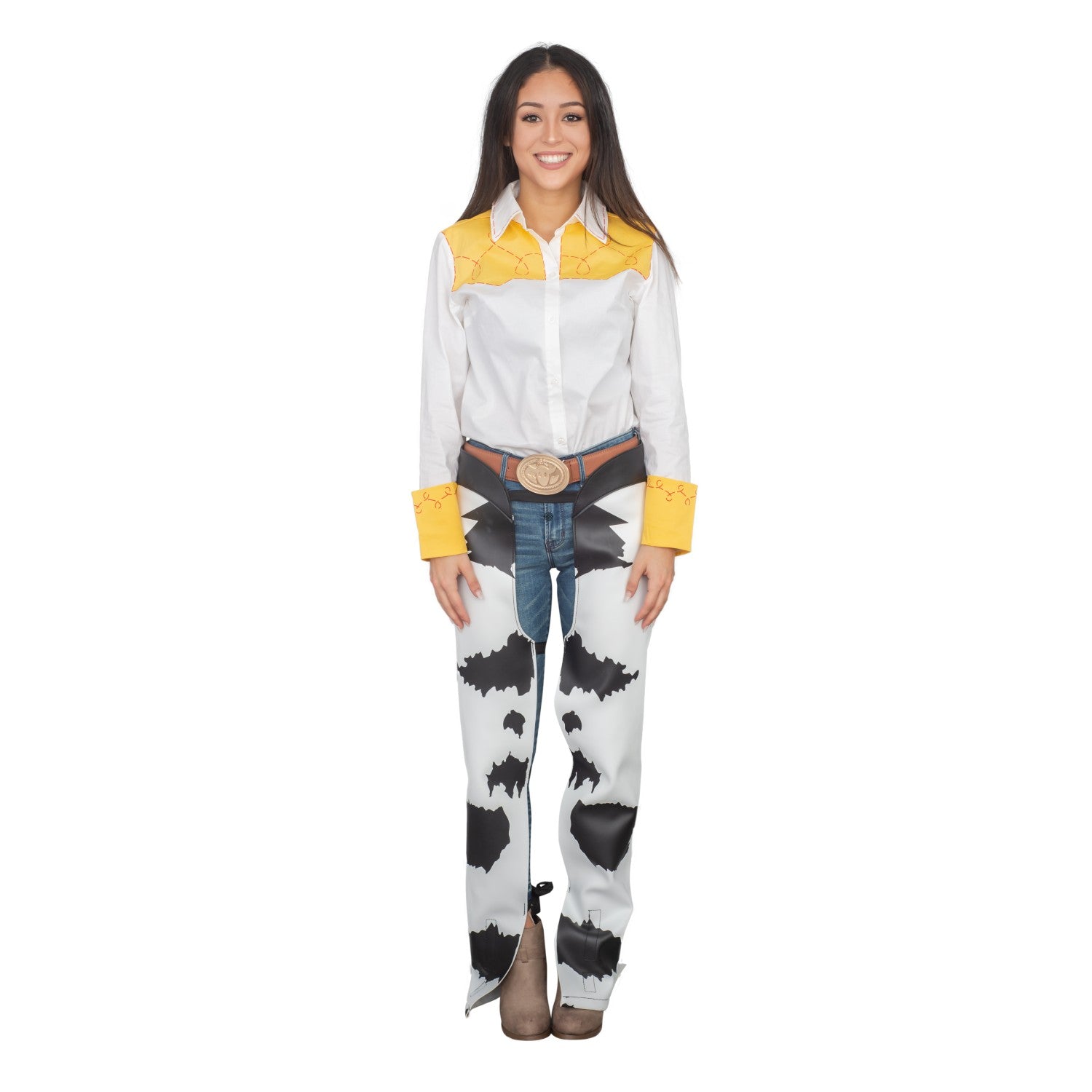Jessie Cowgirl Toy Movie Kid's Halloween Cosplay Costume Chaps