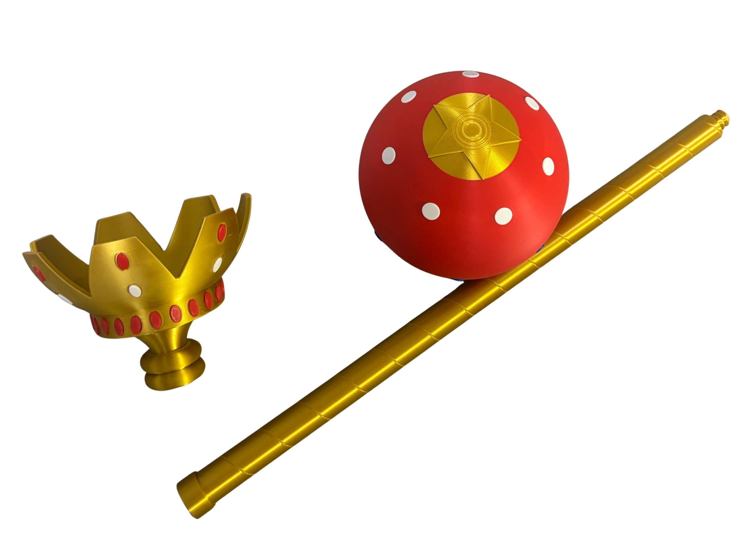 Dodgeball Movie Replica Prop Scepter Trophy Cosplay Halloween Costume Accessory
