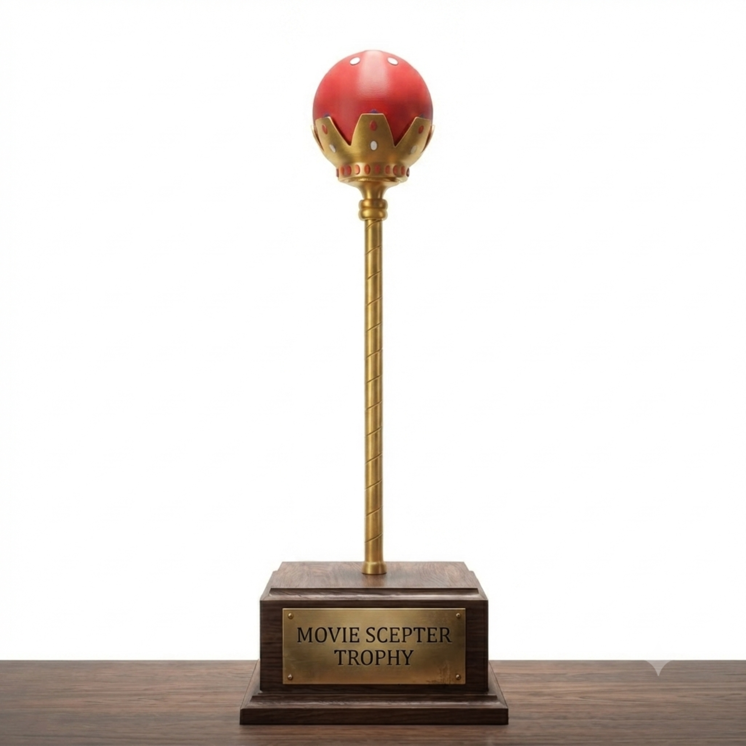 Dodgeball Movie Replica Prop Scepter Trophy Cosplay Halloween Costume Accessory