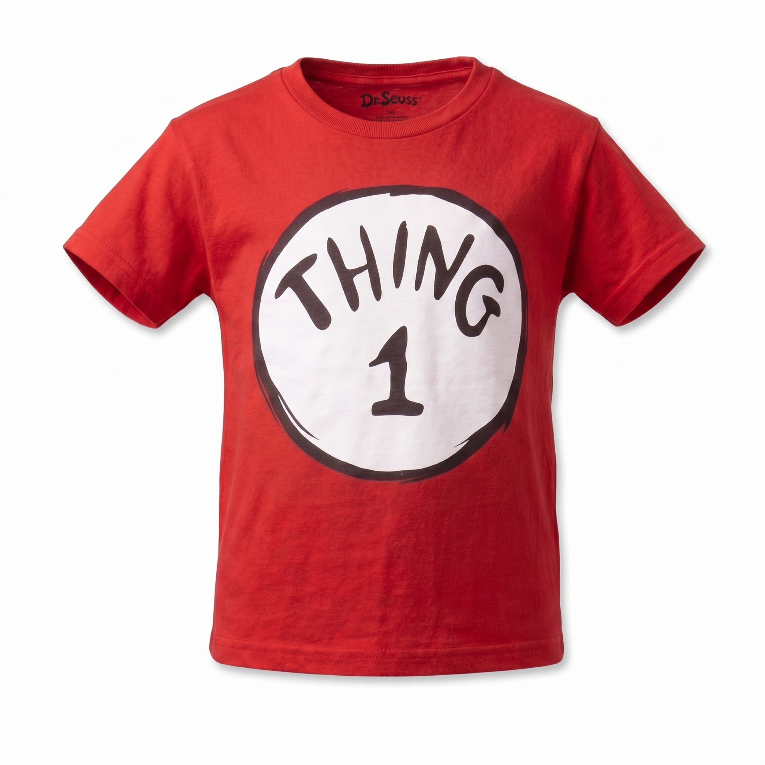 Dr. Seuss Thing 1 or Thing 2 Kids Youth Unisex Halloween Cosplay Costume T-Shirt