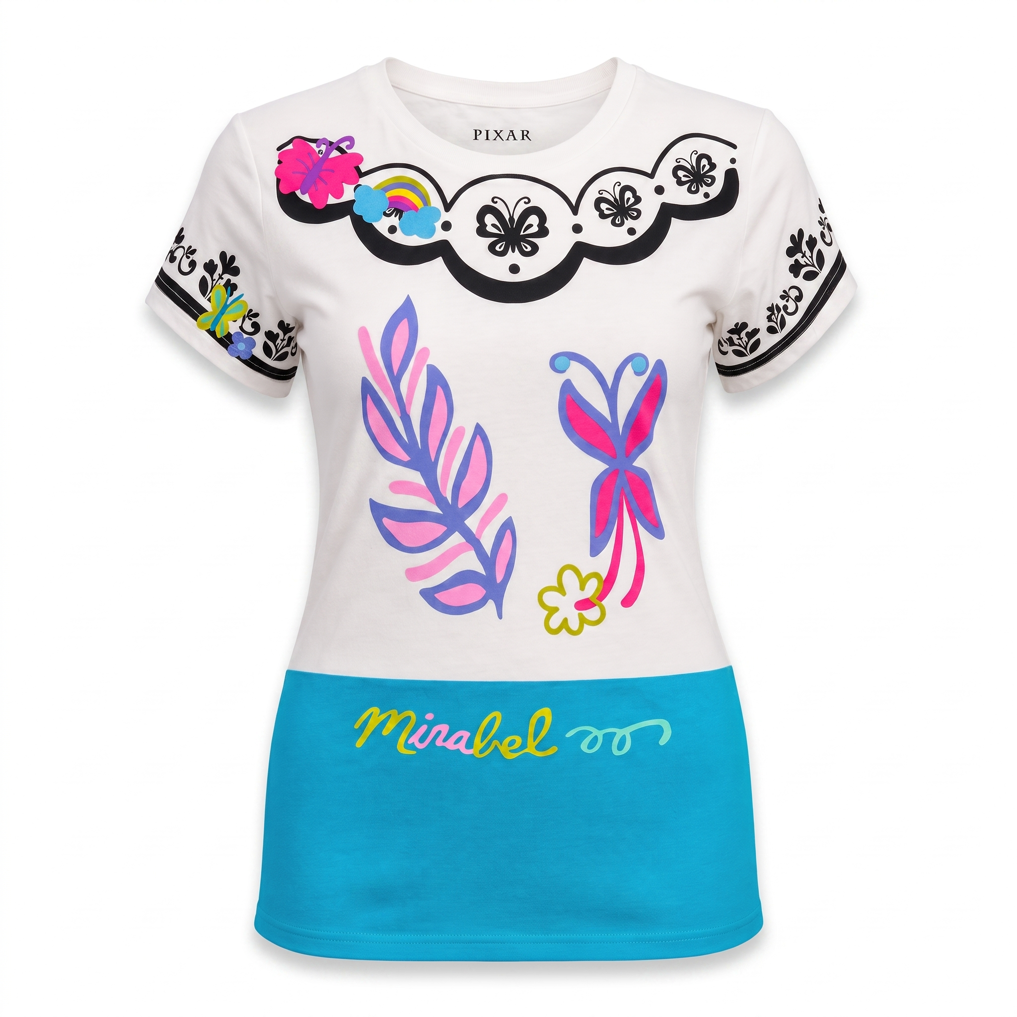 Women's  Junior's Encanto Mirabel Halloween Cosplay Costume T-Shirt