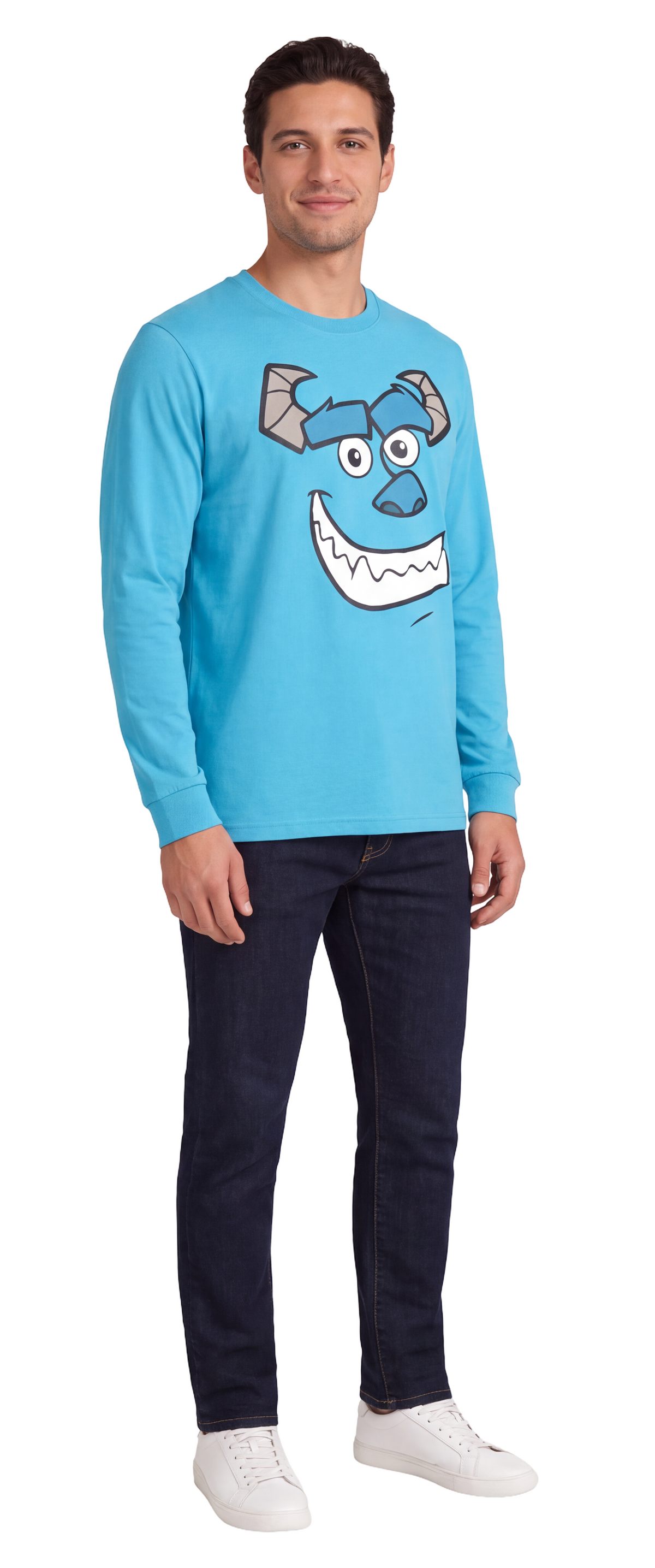 Sullys Character Big Face Adult Unisex Long Sleeve Shirt