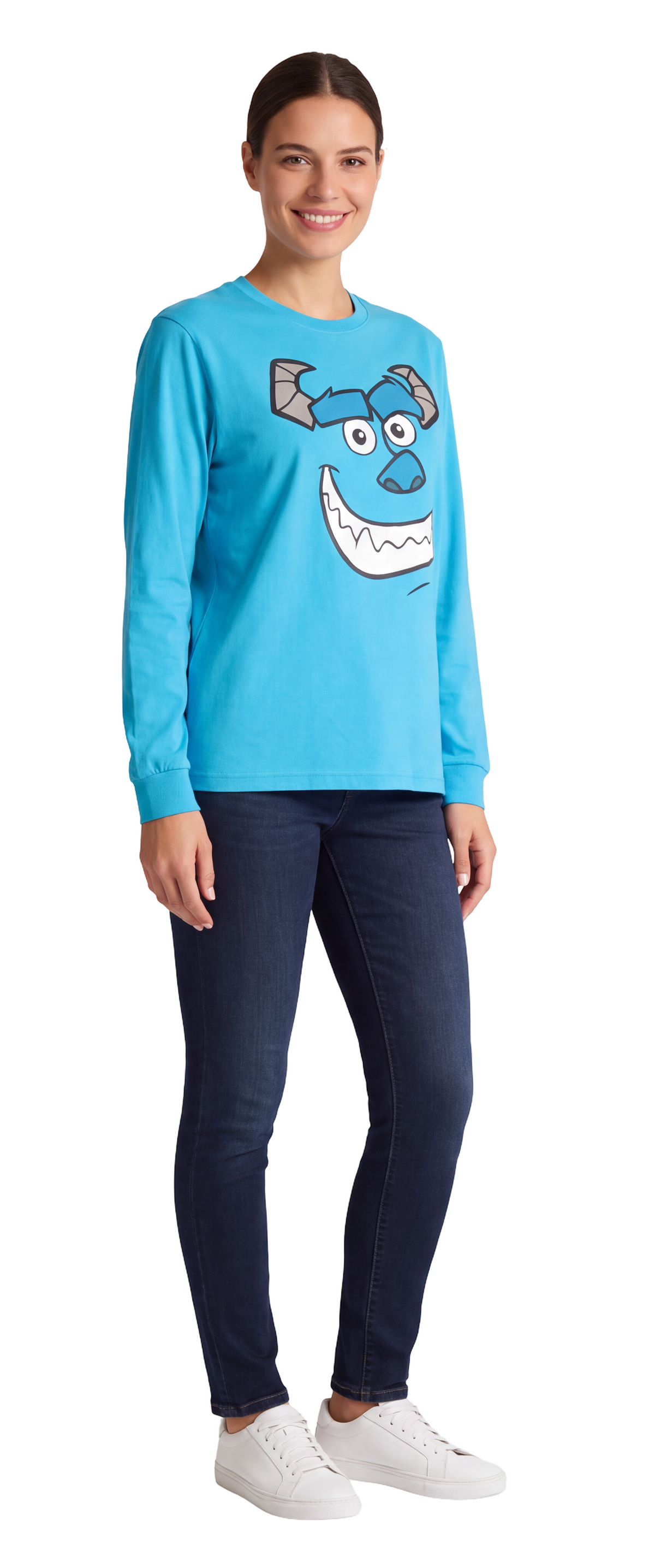 Sullys Character Big Face Adult Unisex Long Sleeve Shirt
