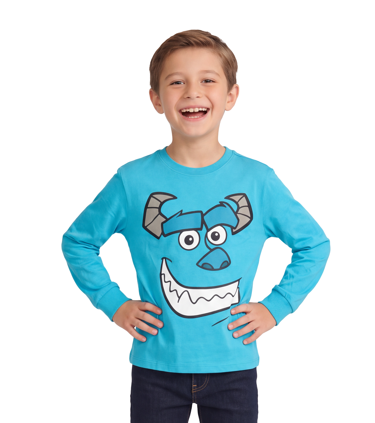 Kids Youth Sullys Big Face Unisex Long Sleeve Shirt