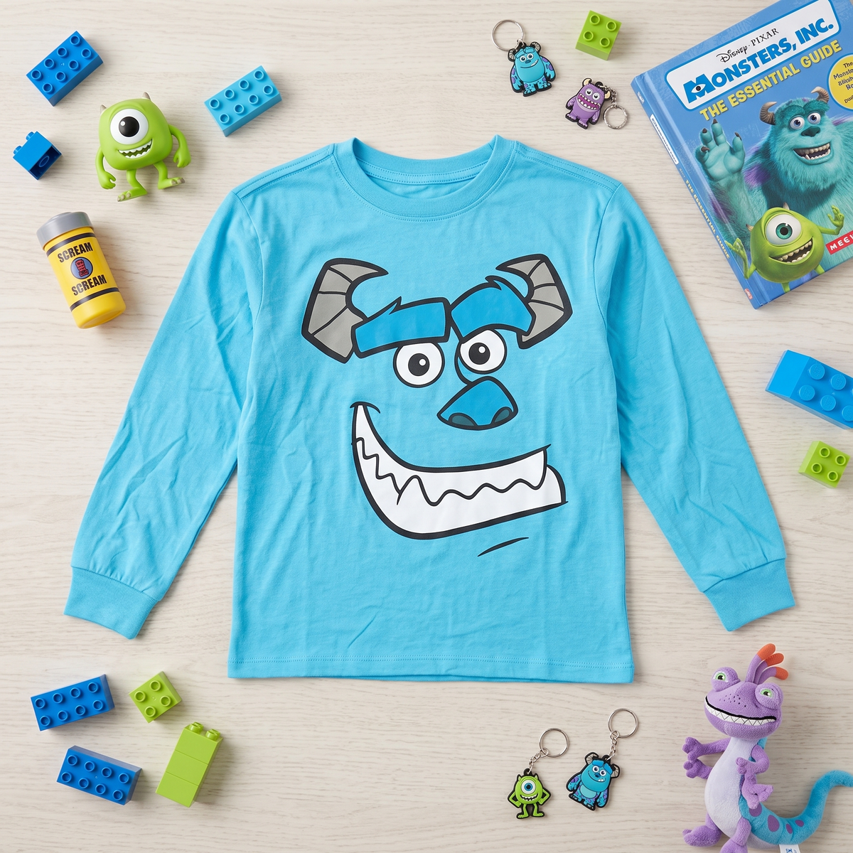 Kids Youth Sullys Big Face Unisex Long Sleeve Shirt
