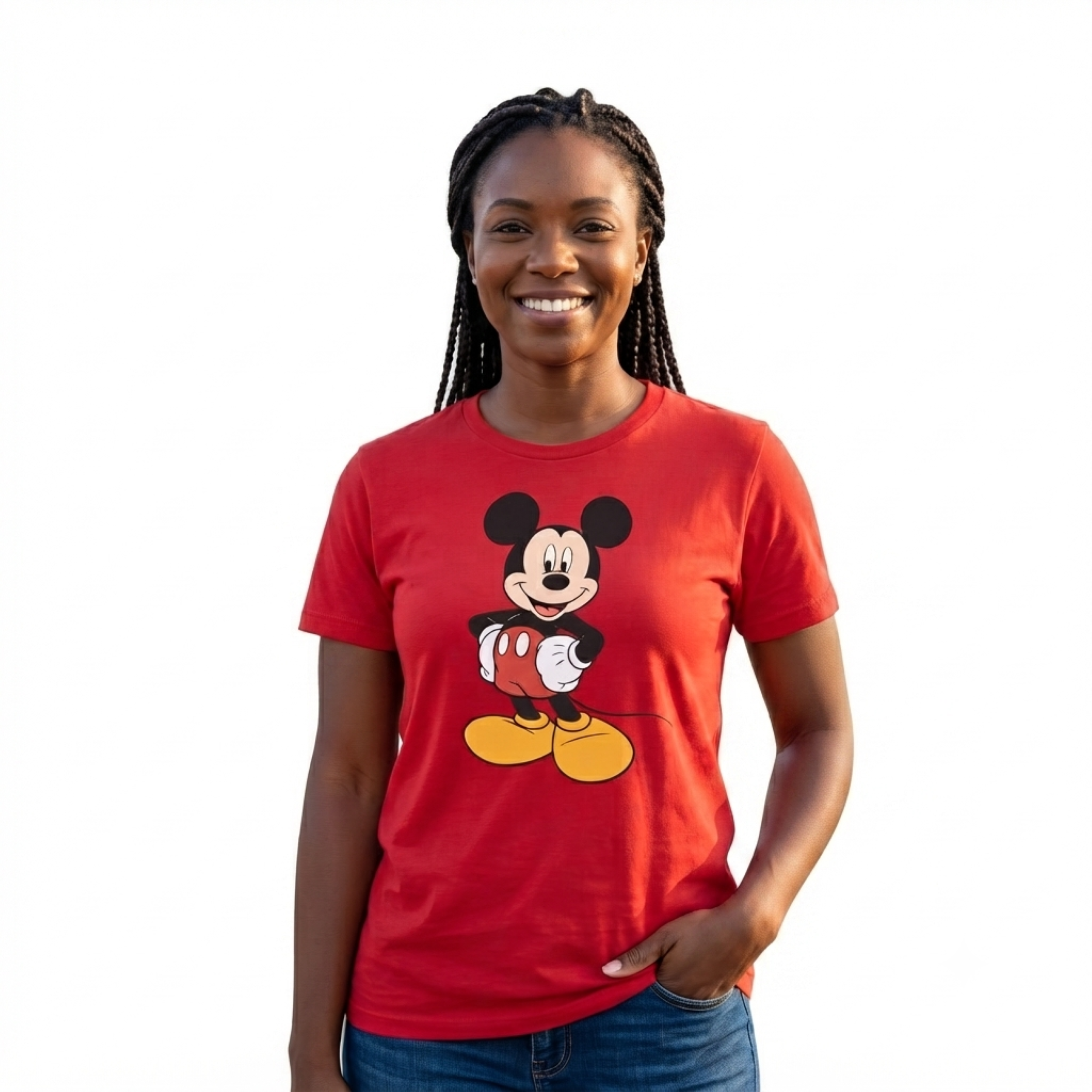 Mickey Mouse Classic Retro Nostalgia Character Design Adult Unisex T-shirt