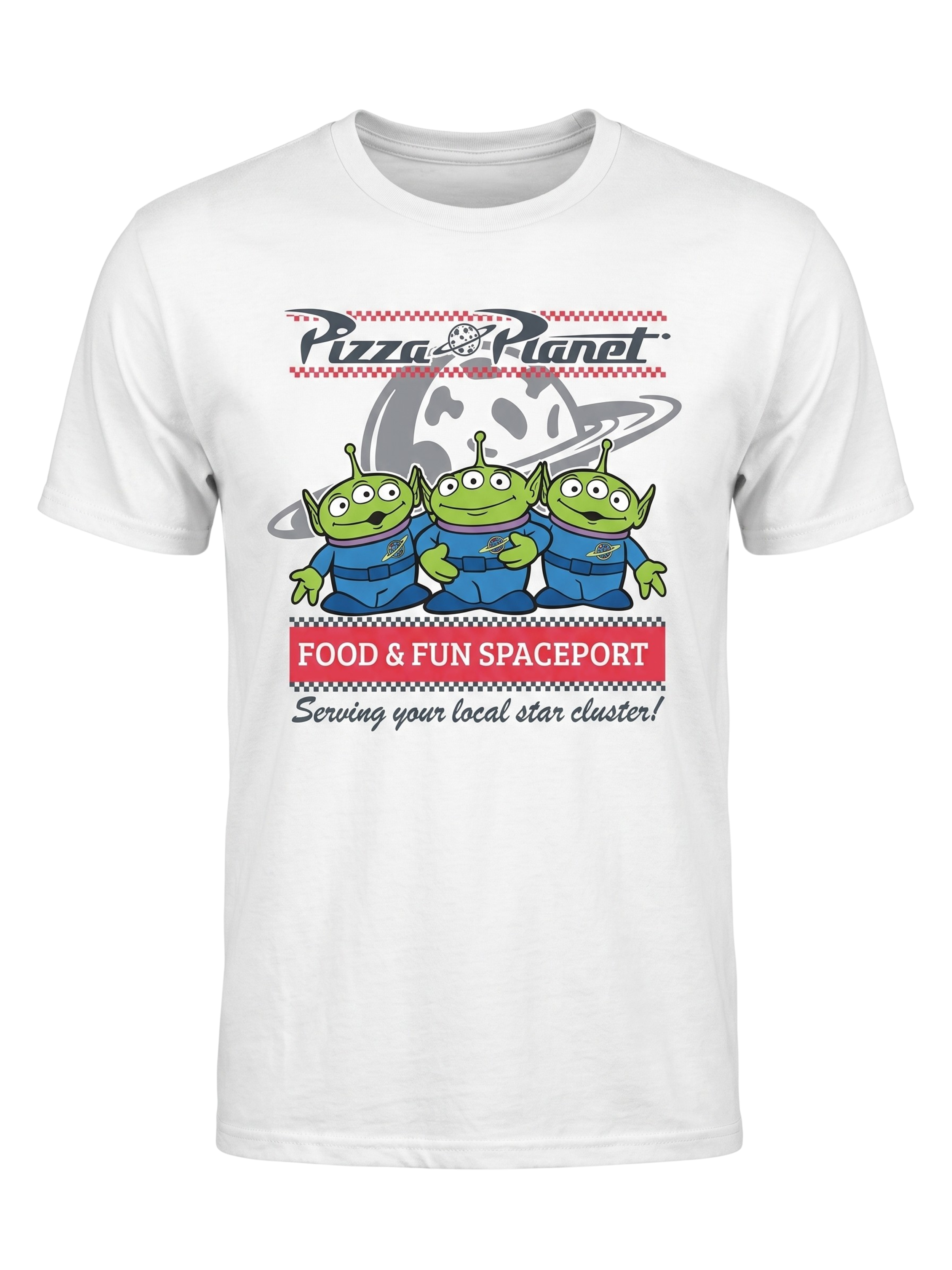 Disney Toy Story Pizza Planet Alien Adult Unisex Cosplay T-Shirt