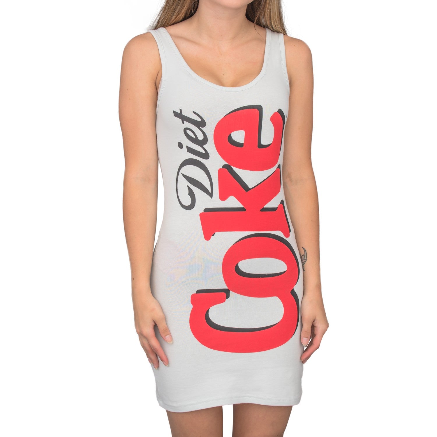 knee length dresses for ladies Talentless Women's Modal Tank Dress Bone main image 1
