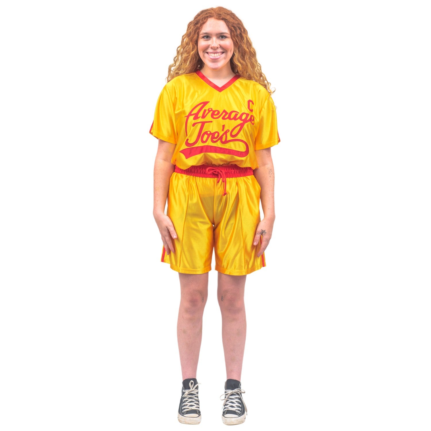 Dodgeball Joe's Team Captain La Fleur Top and Shorts Set Halloween Costume Cosplay