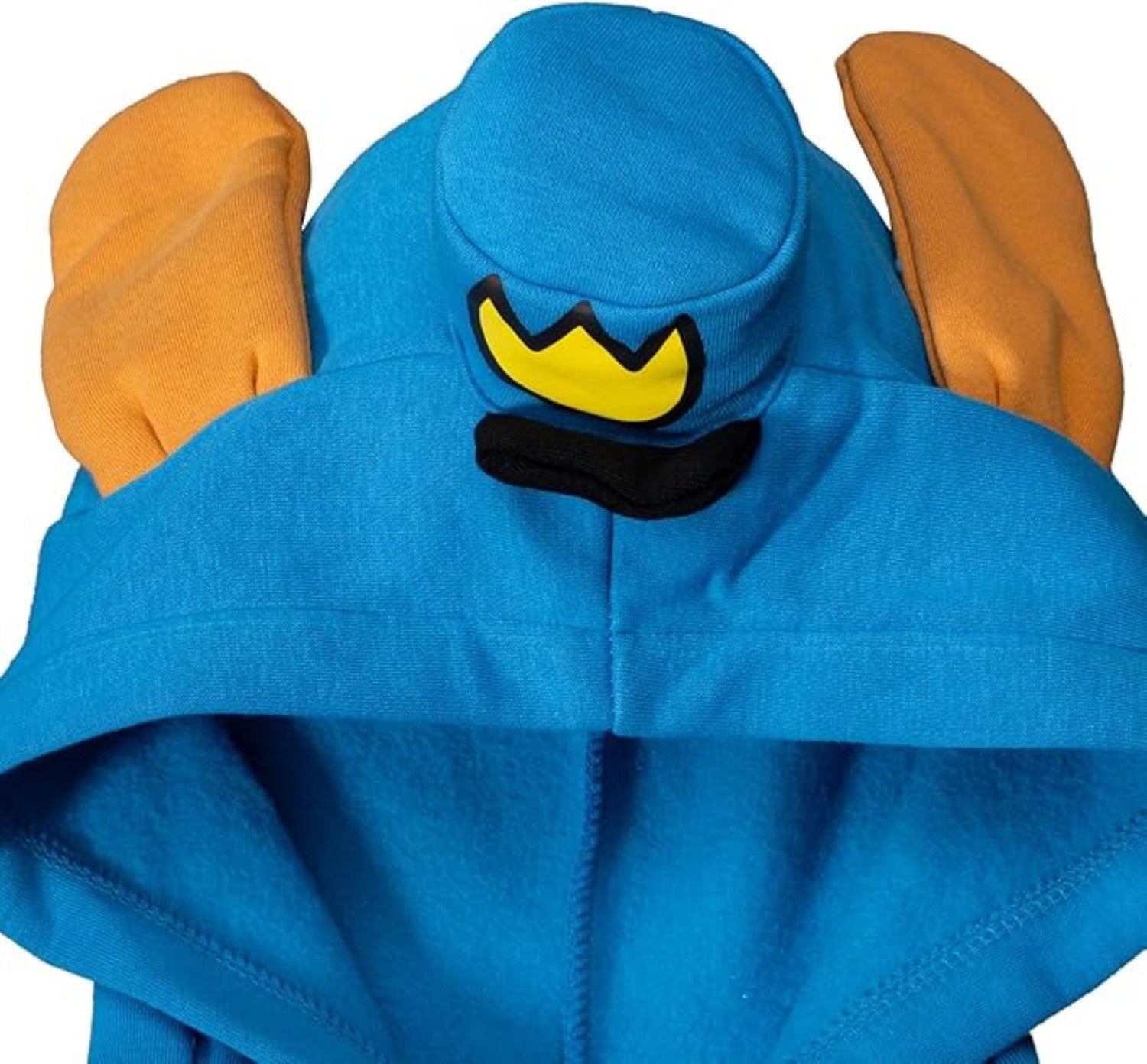 Dog Police Man Super Hero Youth Halloween Costume Hoodie with Ears and Attached Hat Kids Cosplay Zip Up Jacket