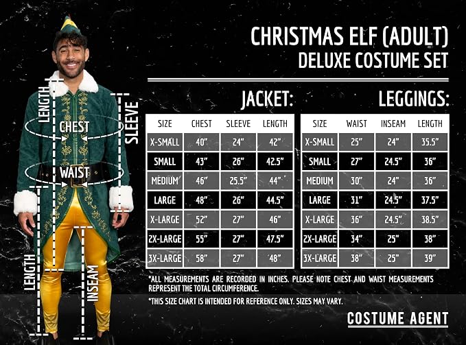 Christmas Elf Deluxe Complete Costume Set