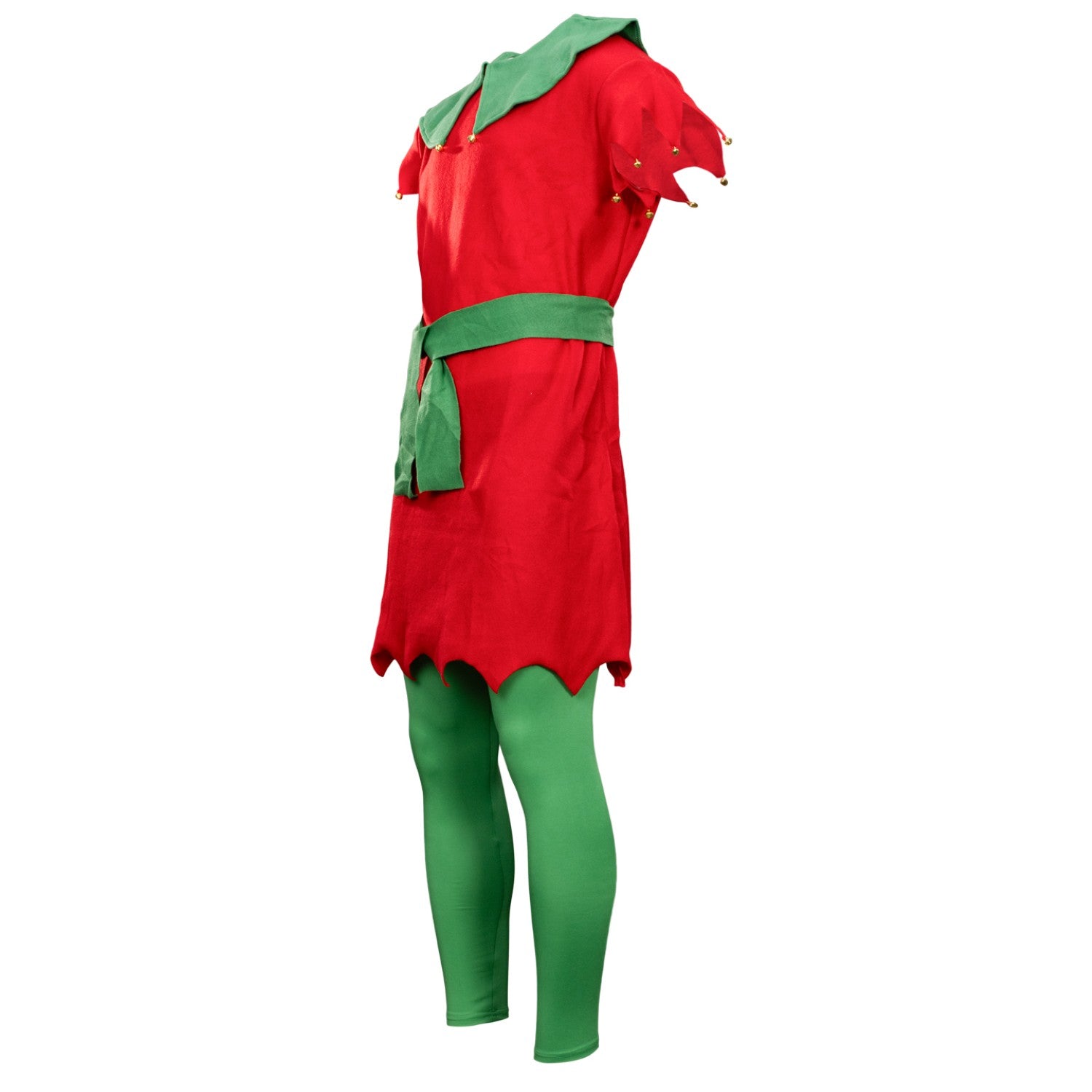 Christmas Elf Adult Unisex Halloween Cosplay Deluxe Costume Set