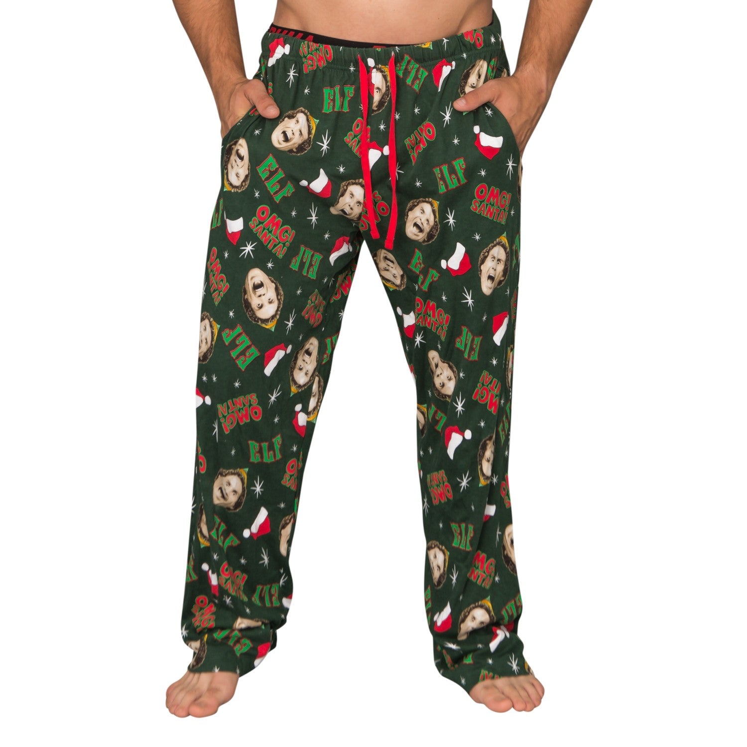 Elf OMG! Santa! Adult Pajamas Lounge Pants