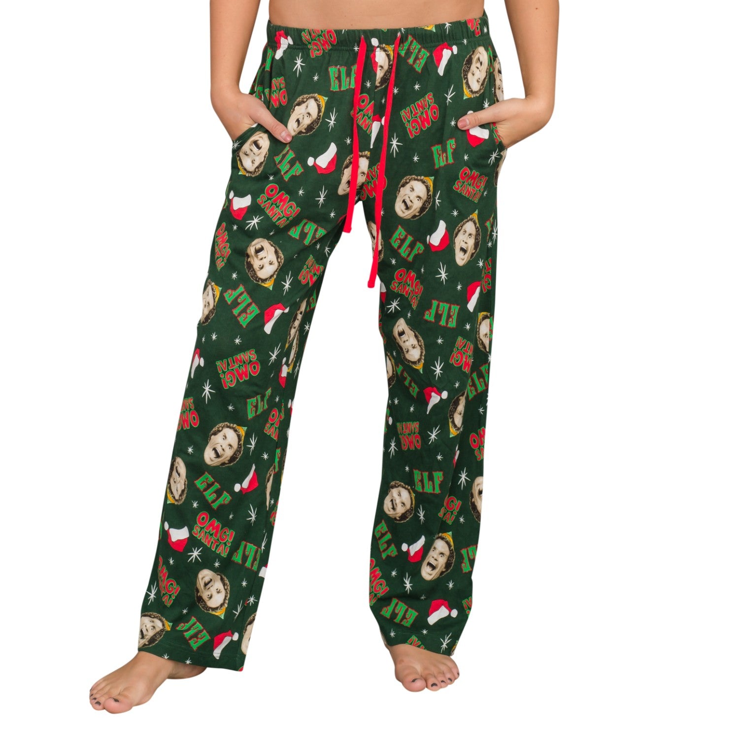 Elf OMG! Santa! Adult Pajamas Lounge Pants