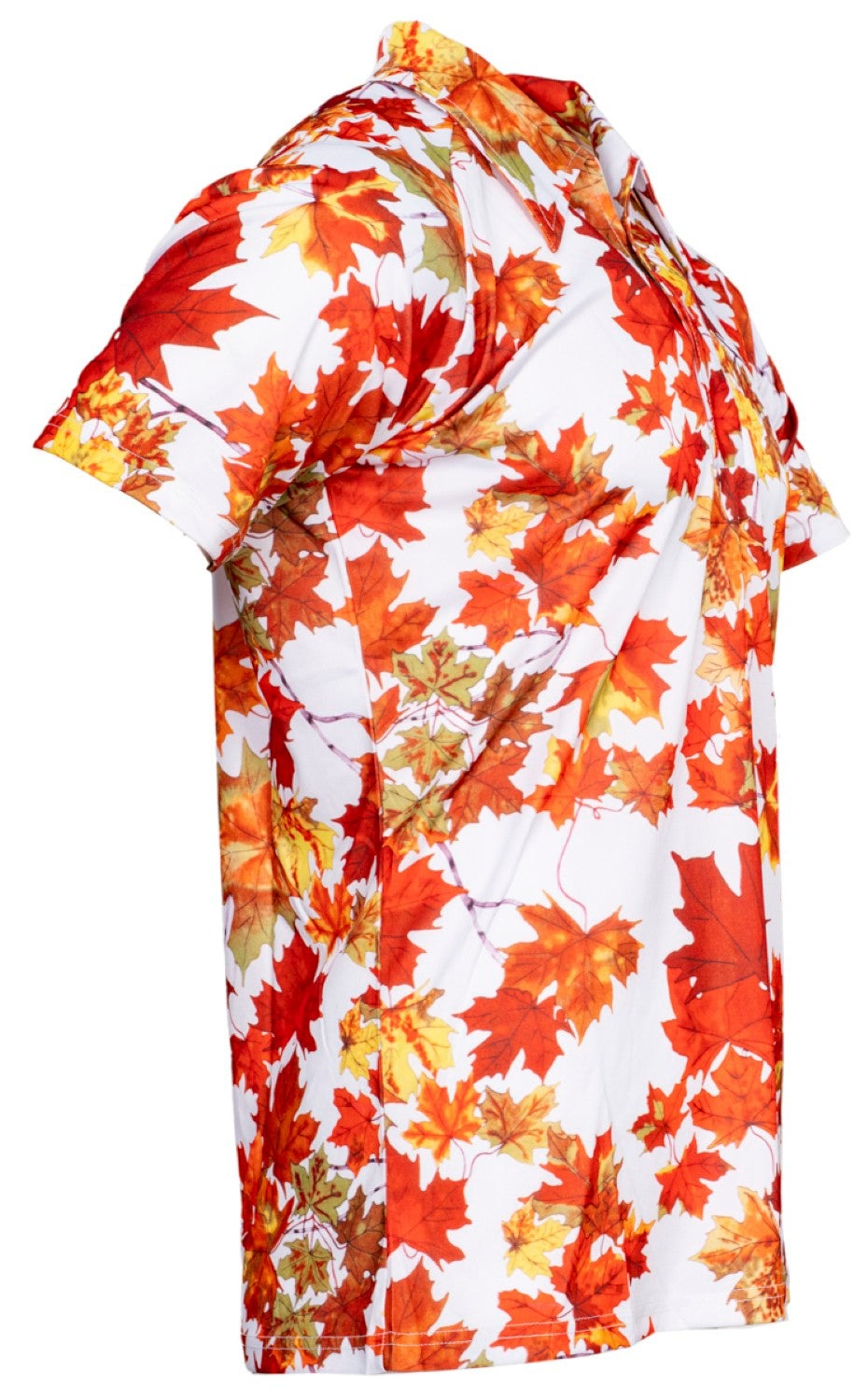 Tyler Durden Maple Leaf Button Up Shirt Adult Halloween Costume Cosplay Shirt