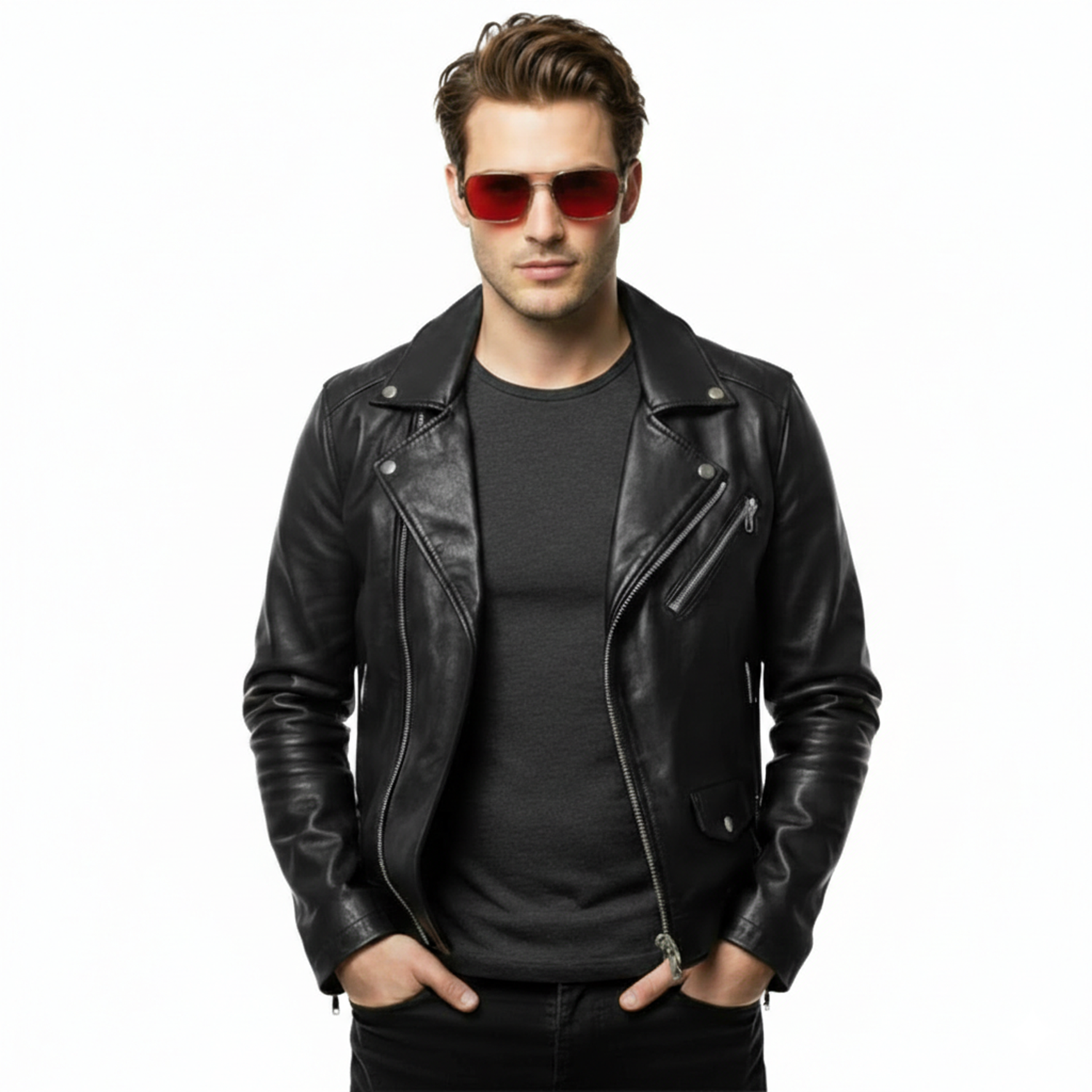 Fight Club Salesman Red Sunglasses