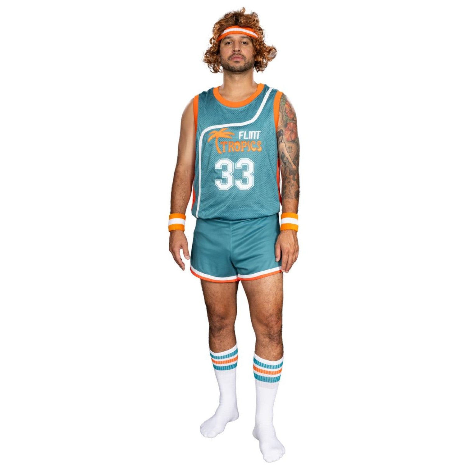 Flint Tropics Basketball Replica Green Jersey
