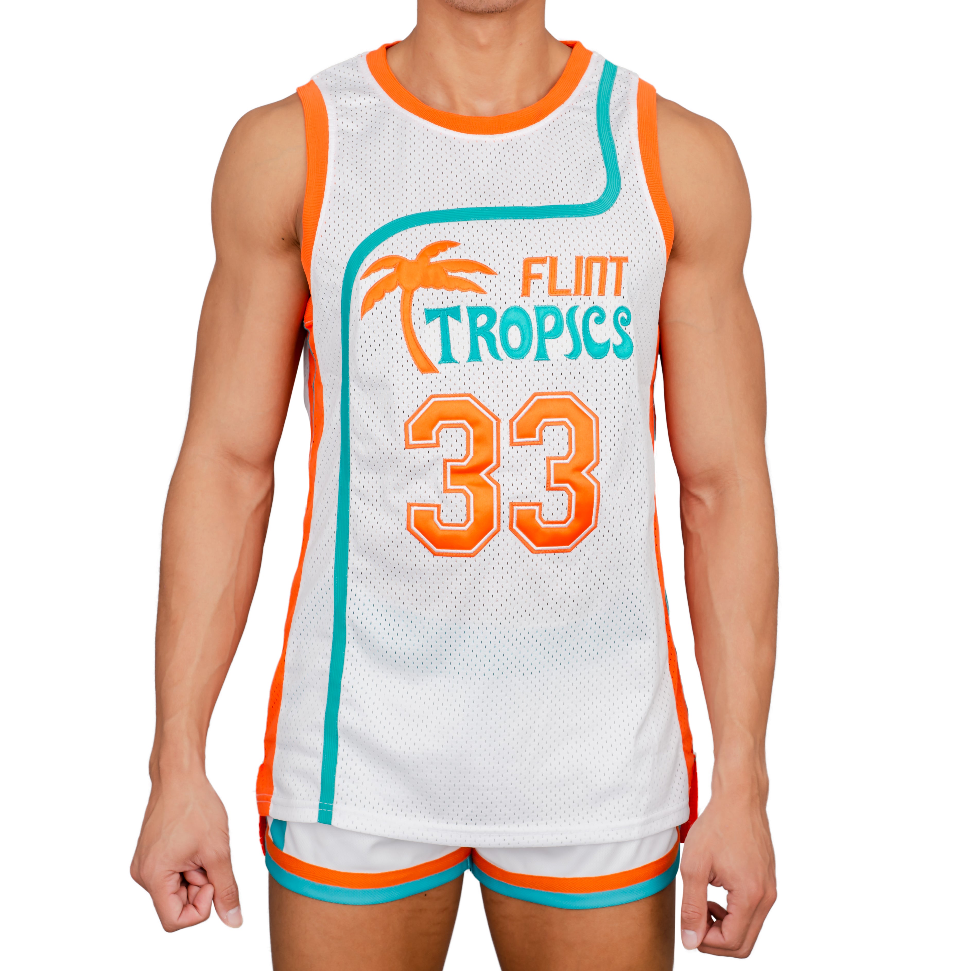 Flint Tropics Custom Basketball Jersey Adult Unisex Halloween Cosplay Costume