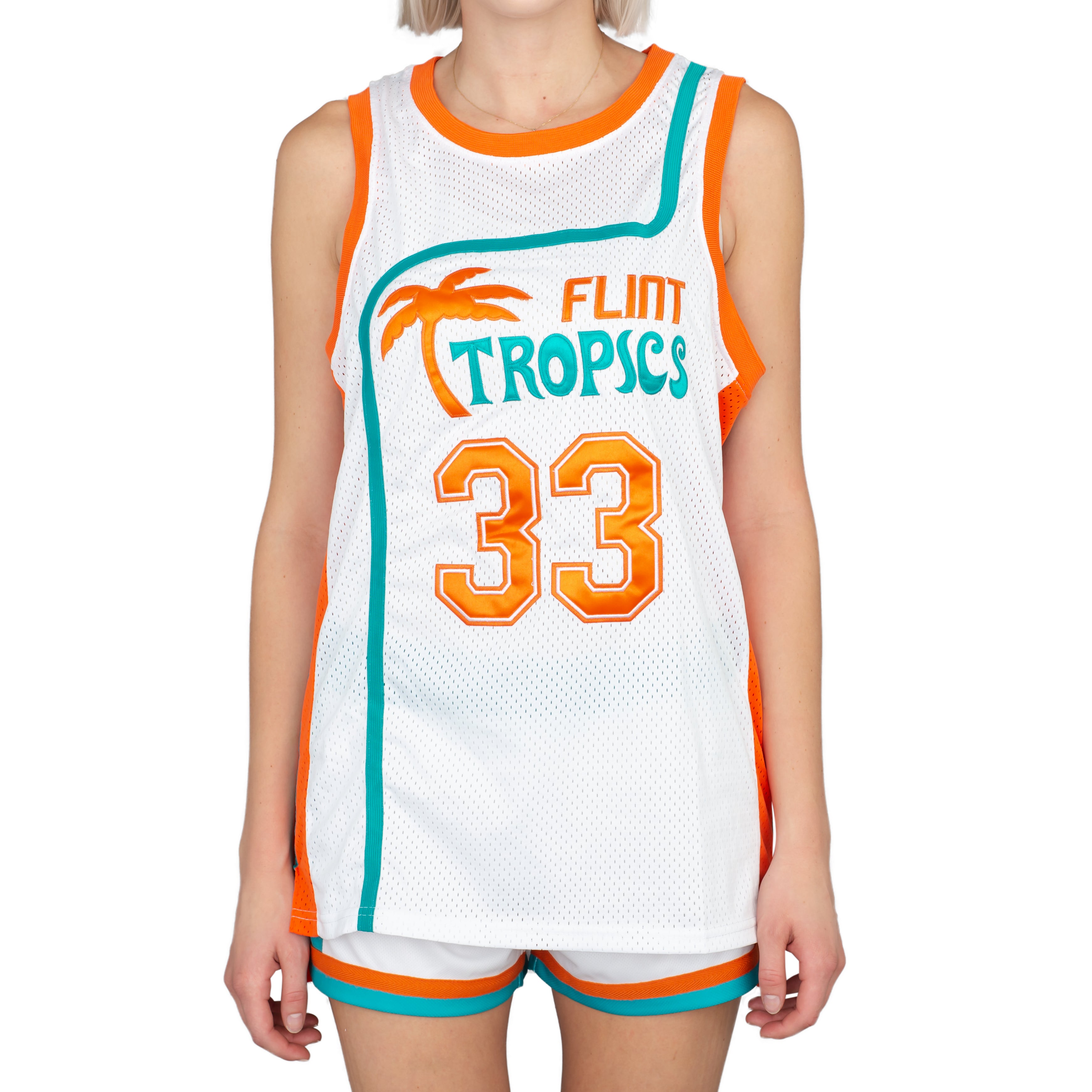 Flint Tropics Custom Basketball Jersey Adult Unisex Halloween Cosplay Costume