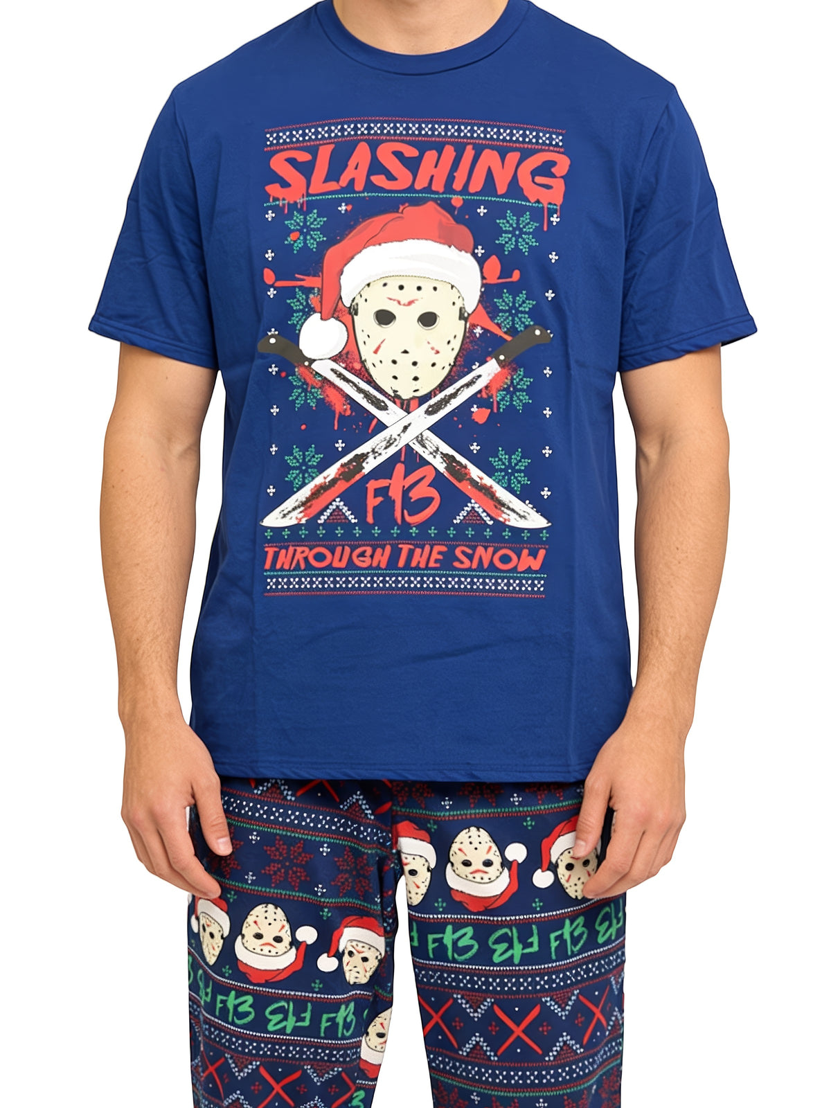 Friday the 13th Jason Slashing PJ Set