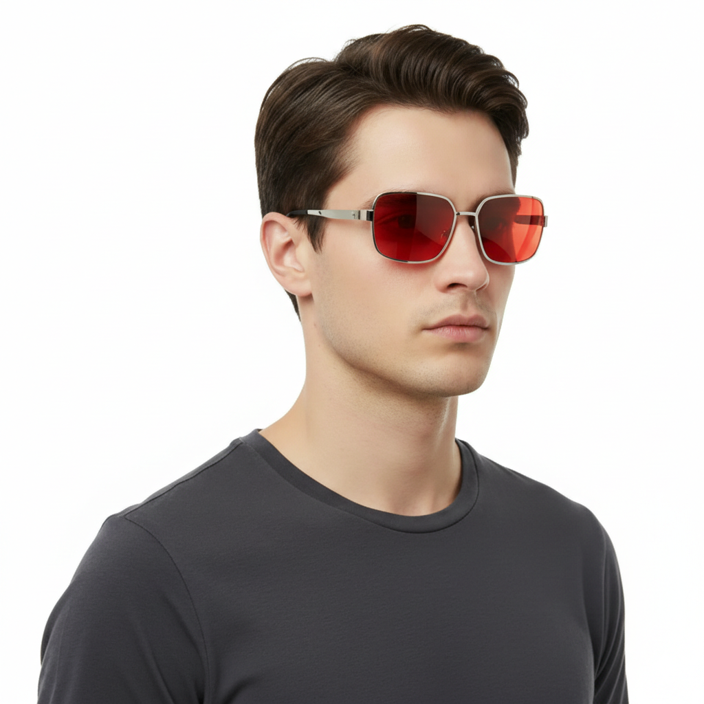 Fight Club Salesman Red Sunglasses