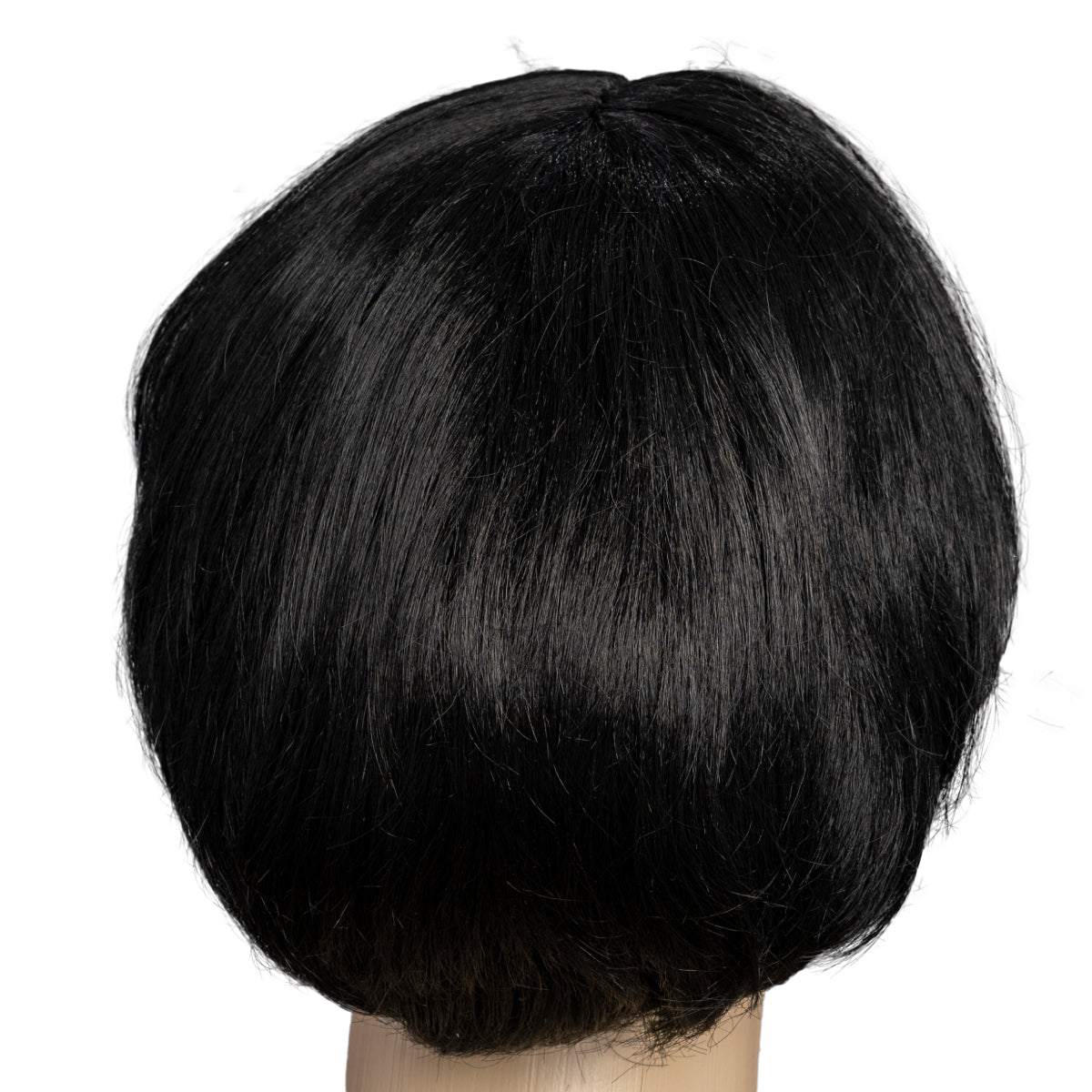 Gomez Adams Family Wig, Mustache, and Eyebrow Set for Halloween Costume Accessory and Cosplay Back View