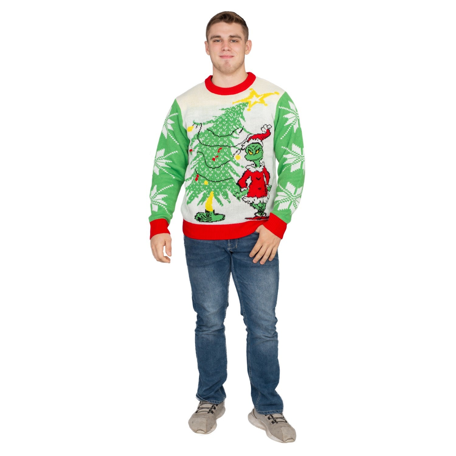 Grinch As Santa Ugly Christmas Sweater