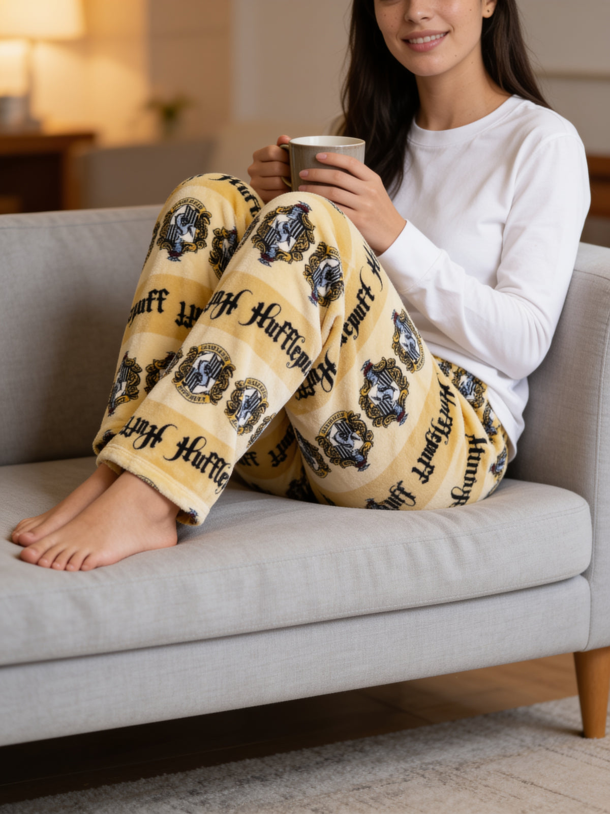 Harry Potter Hufflepuff Sleep Pants Blue