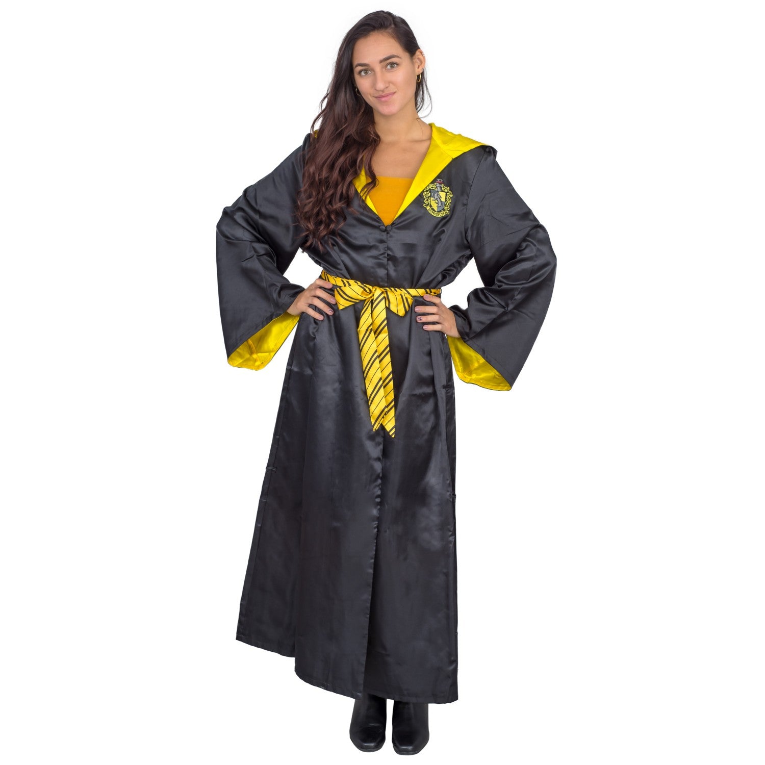 Harry Potter Hufflepuff Black Robe