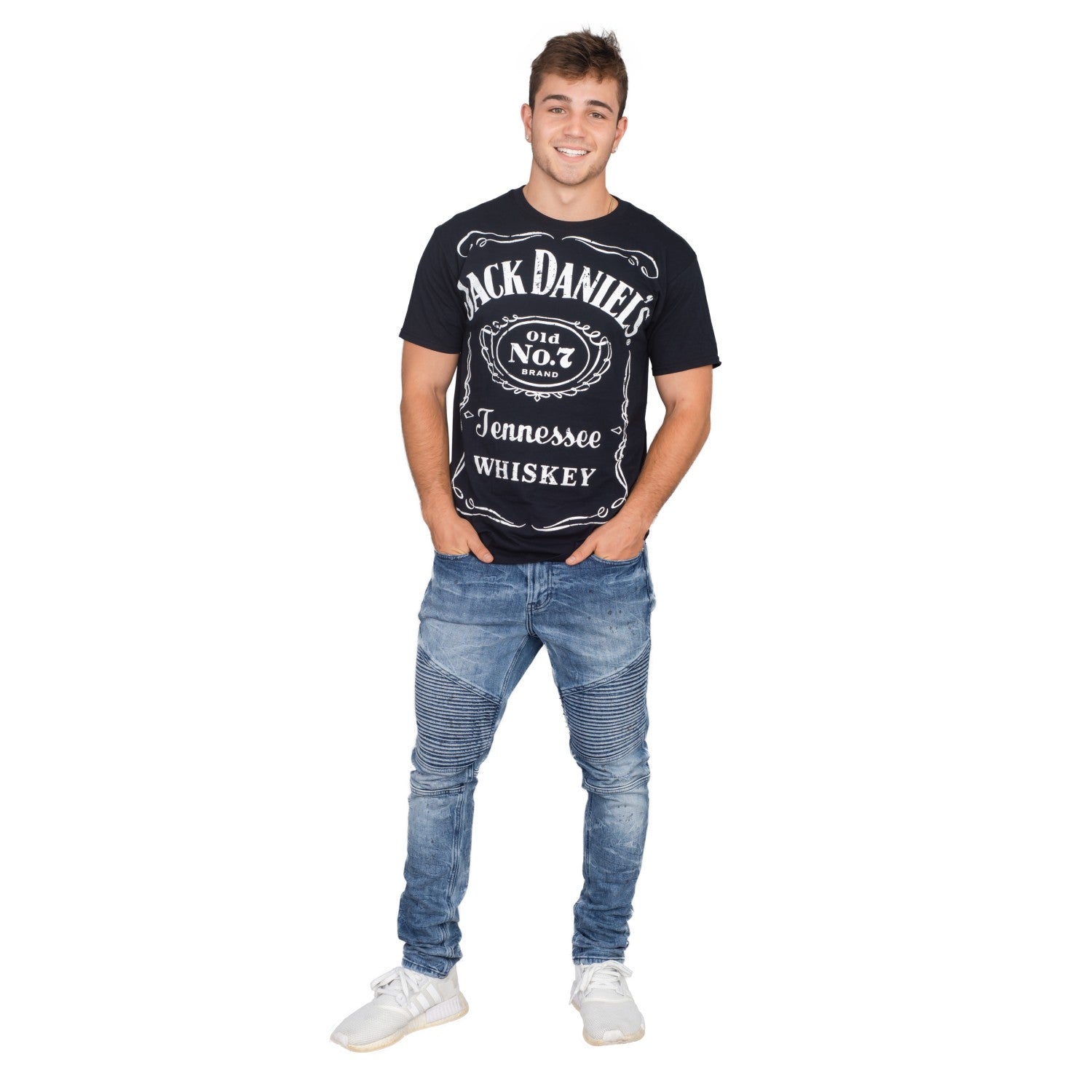 Jack Daniel's Whiskey Old No. 7 Tennessee Label T-shirt