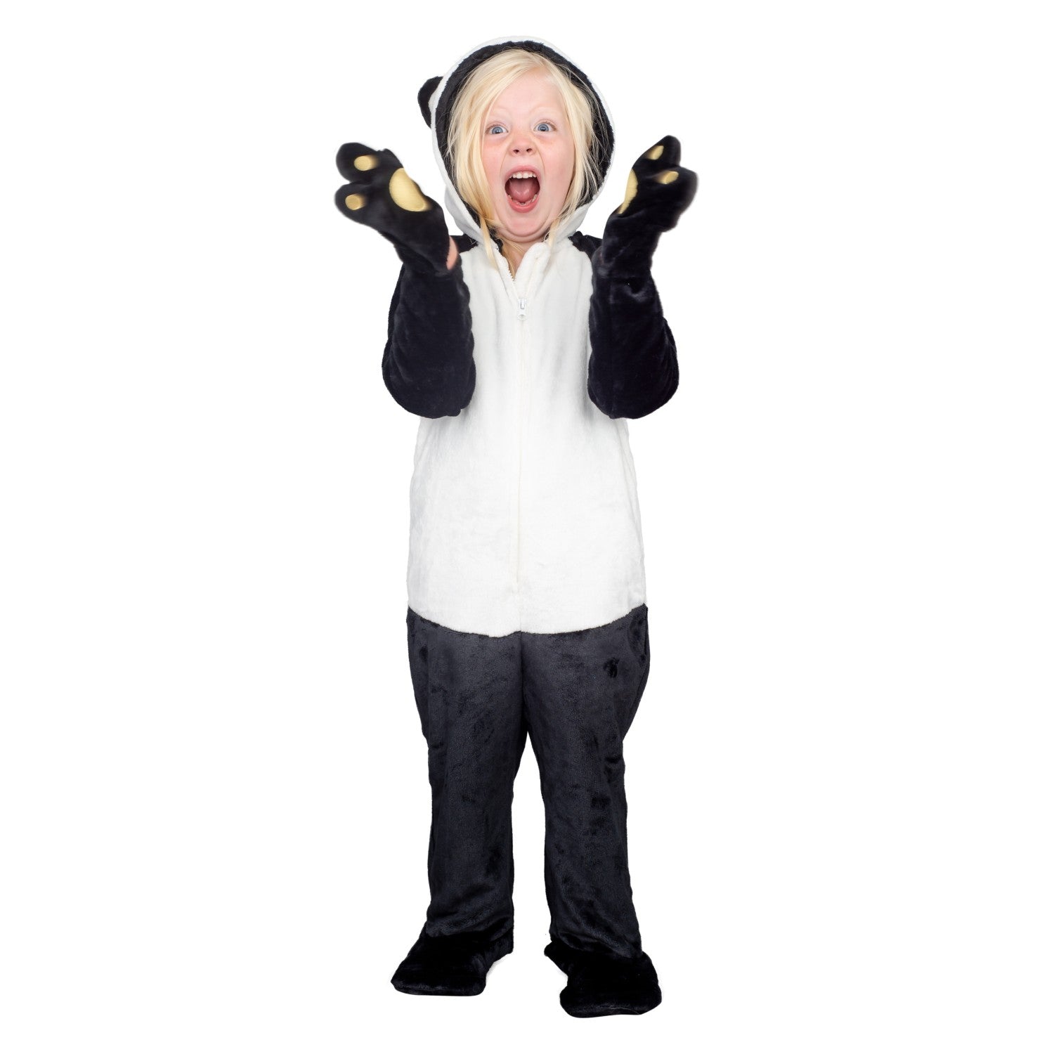 Kids Youth Child Panda Halloween Cosplay Costume Flappy Suit